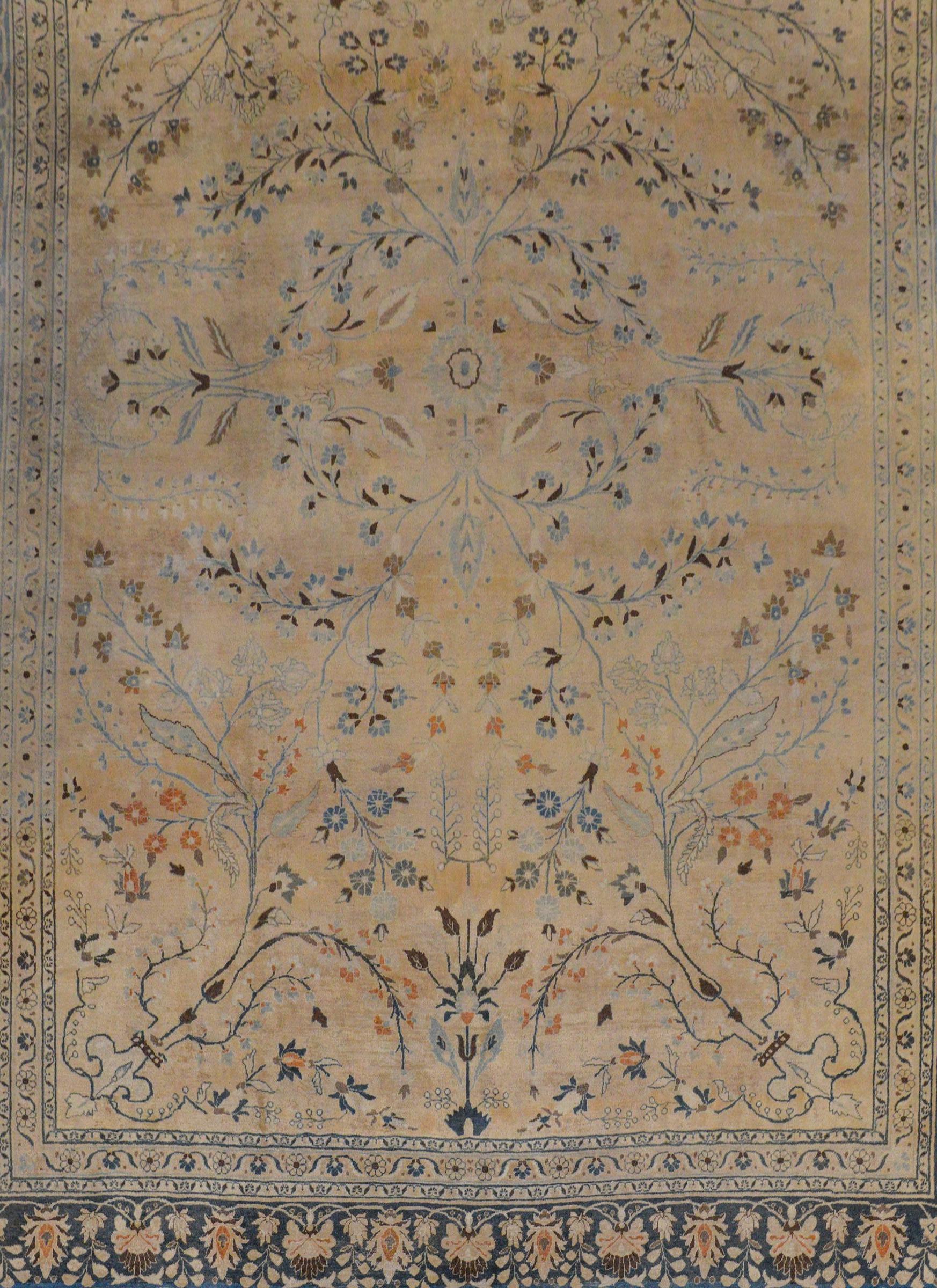 Exquisite Early 20th Century Tabriz Rug For Sale