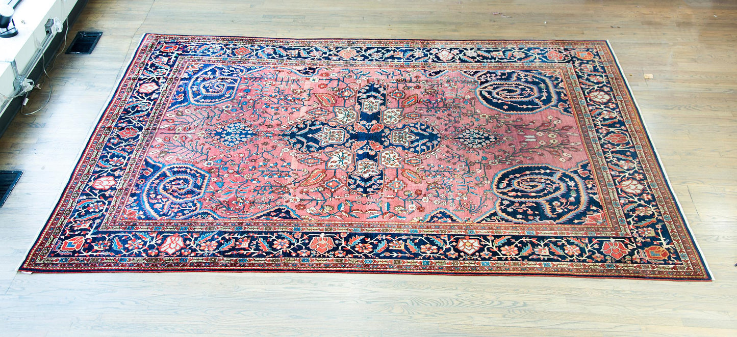 Early 20th Century Persian Sarouk Farahan Rug For Sale