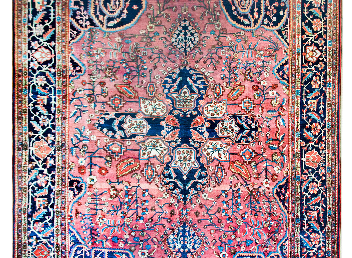 Early 20th Century Persian Sarouk Farahan Rug For Sale