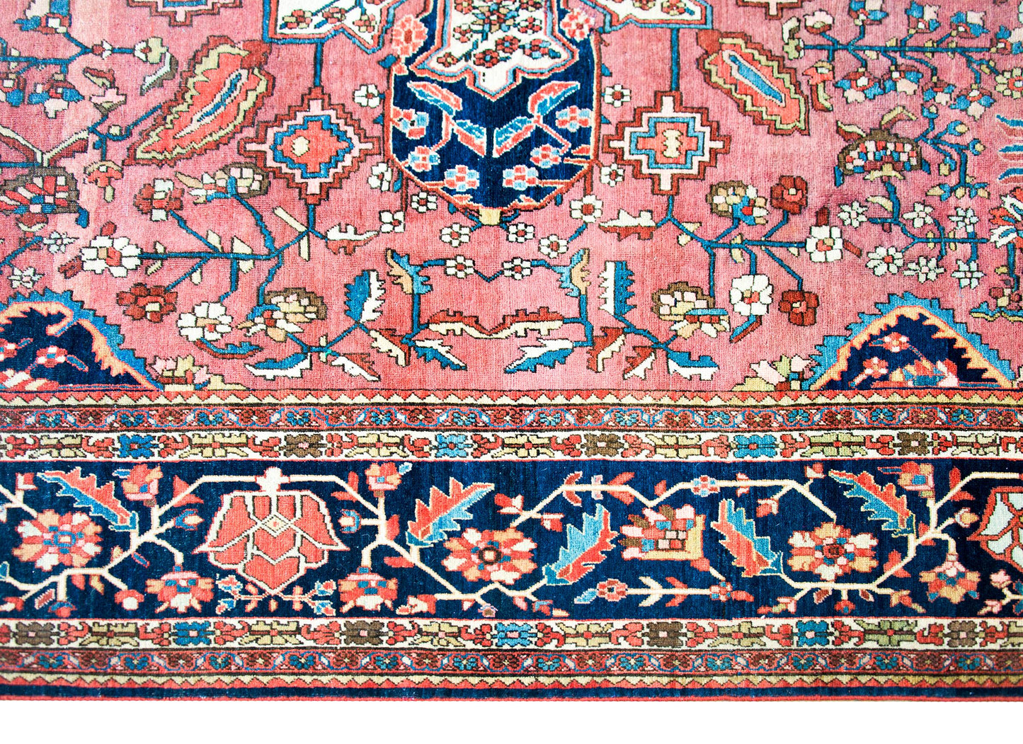 Early 20th Century Persian Sarouk Farahan Rug For Sale