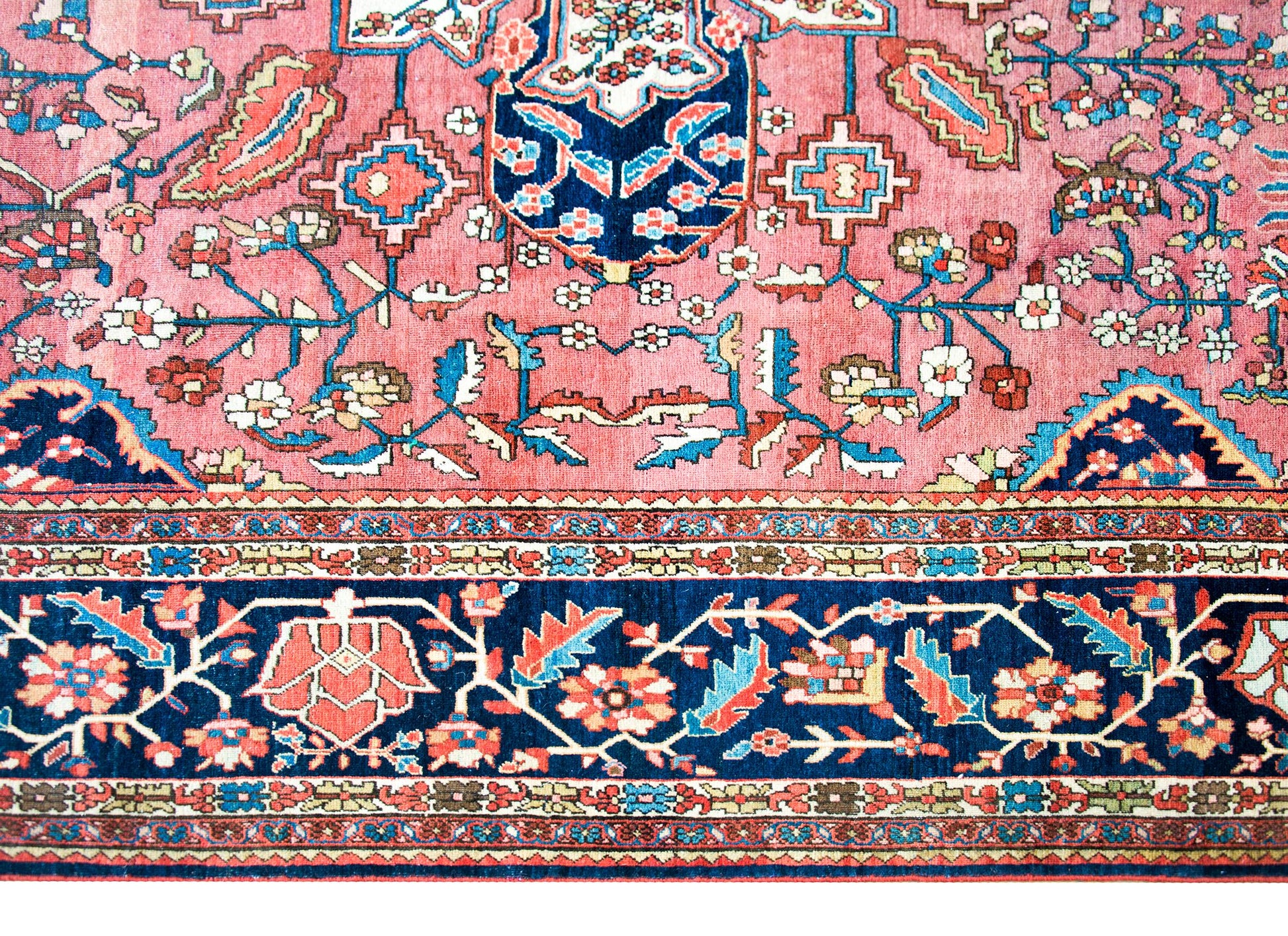 Early 20th Century Persian Sarouk Farahan Rug For Sale