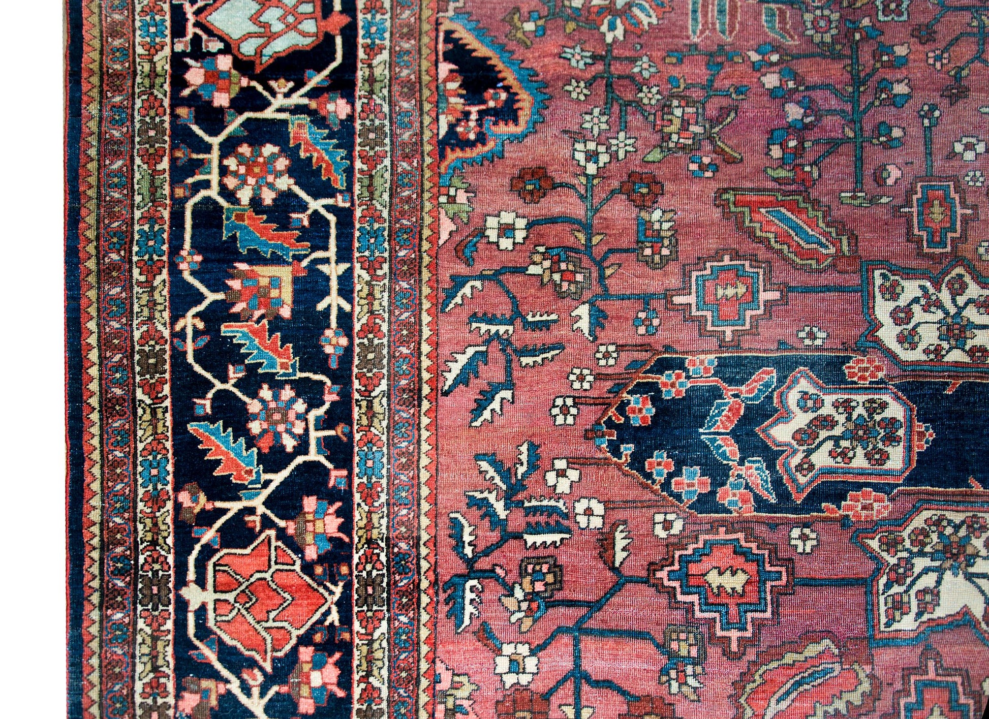 Early 20th Century Persian Sarouk Farahan Rug For Sale