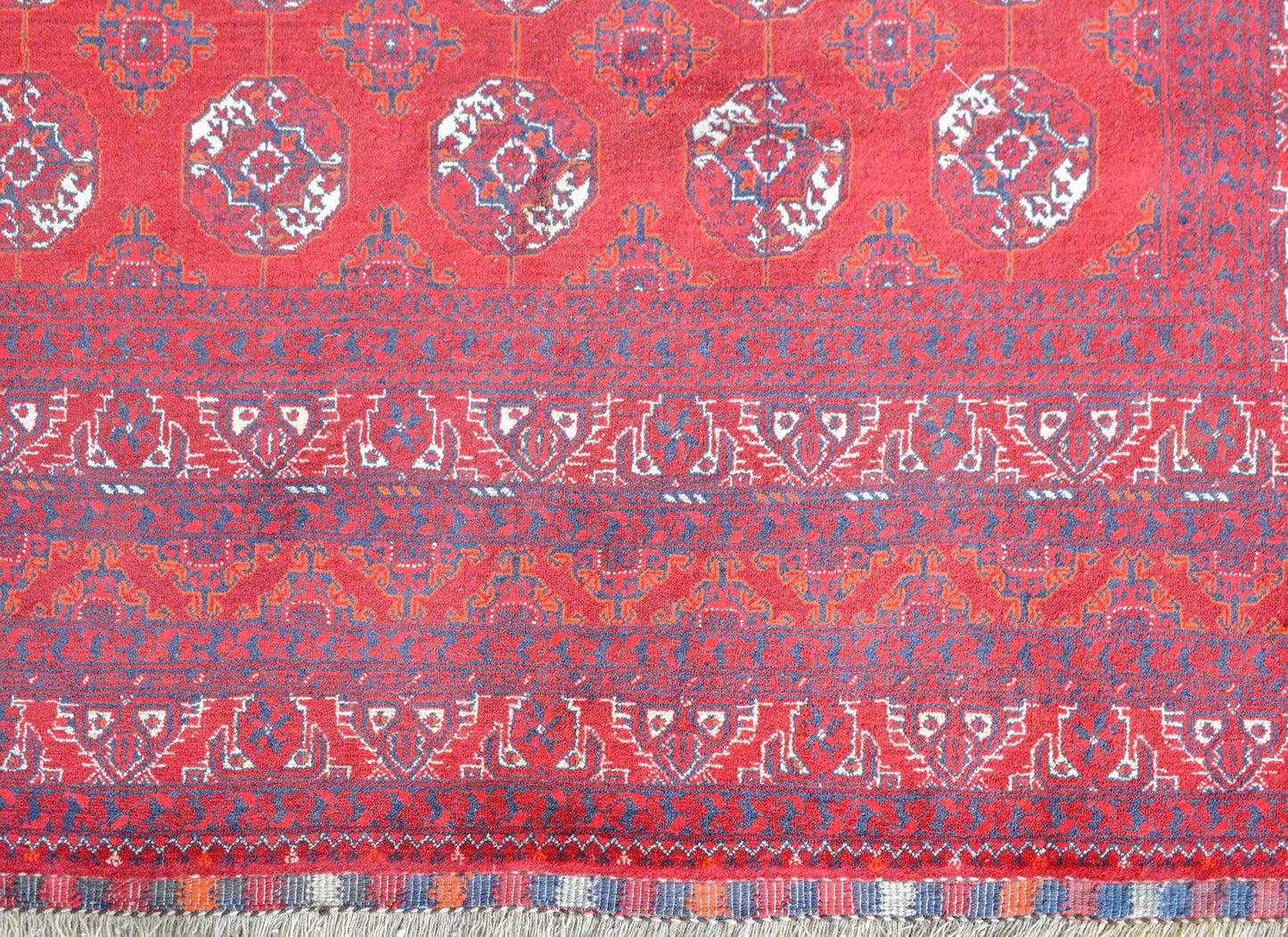 Vintage Afghani Turkoman Rug For Sale