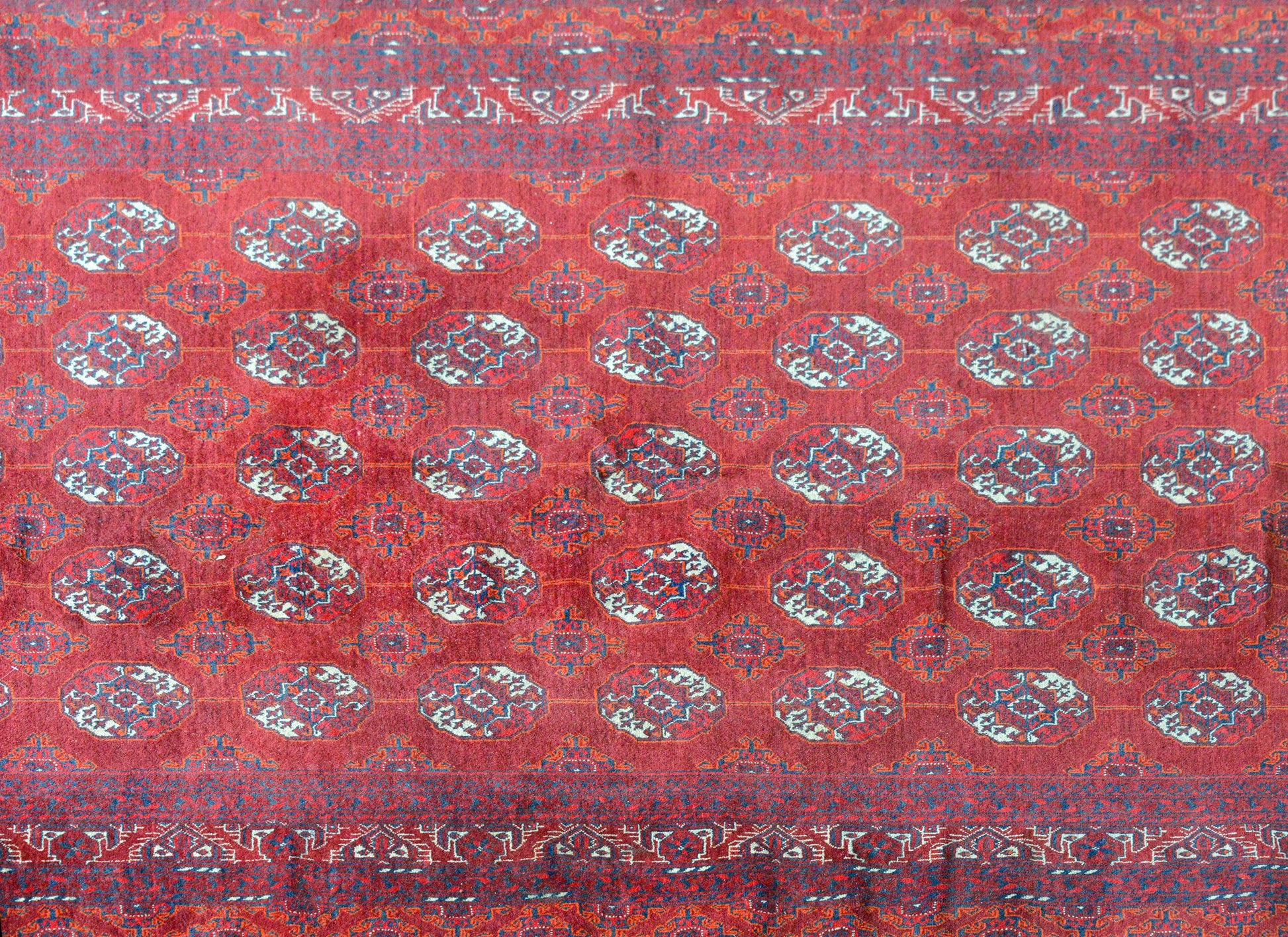 Vintage Afghani Turkoman Rug For Sale