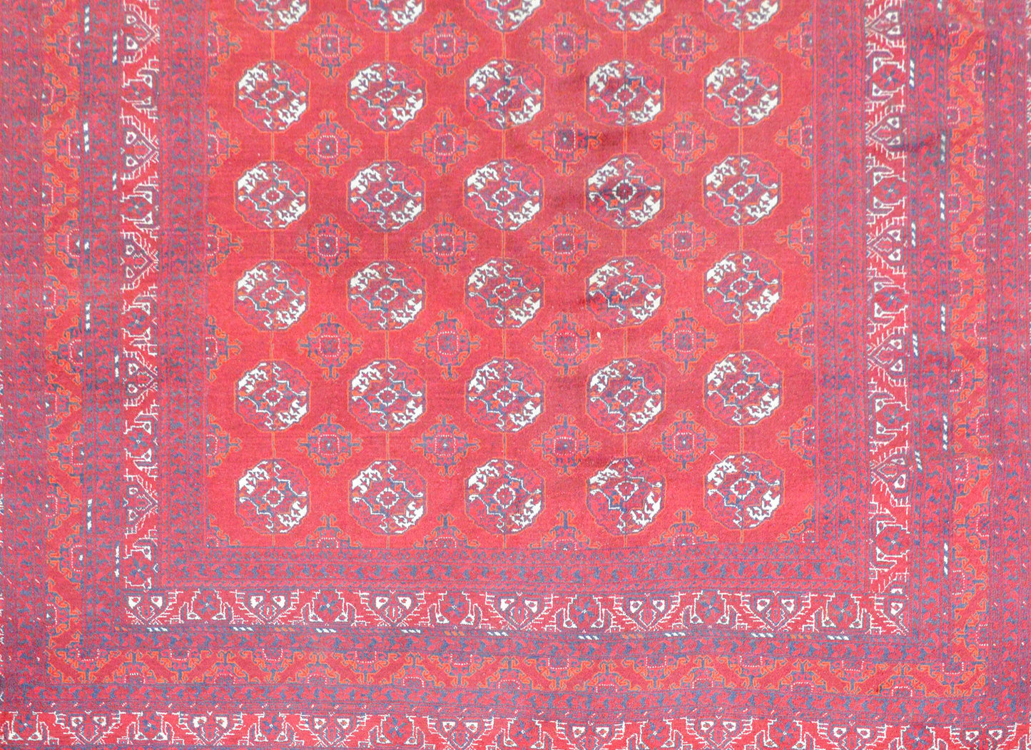Vintage Afghani Turkoman Rug For Sale