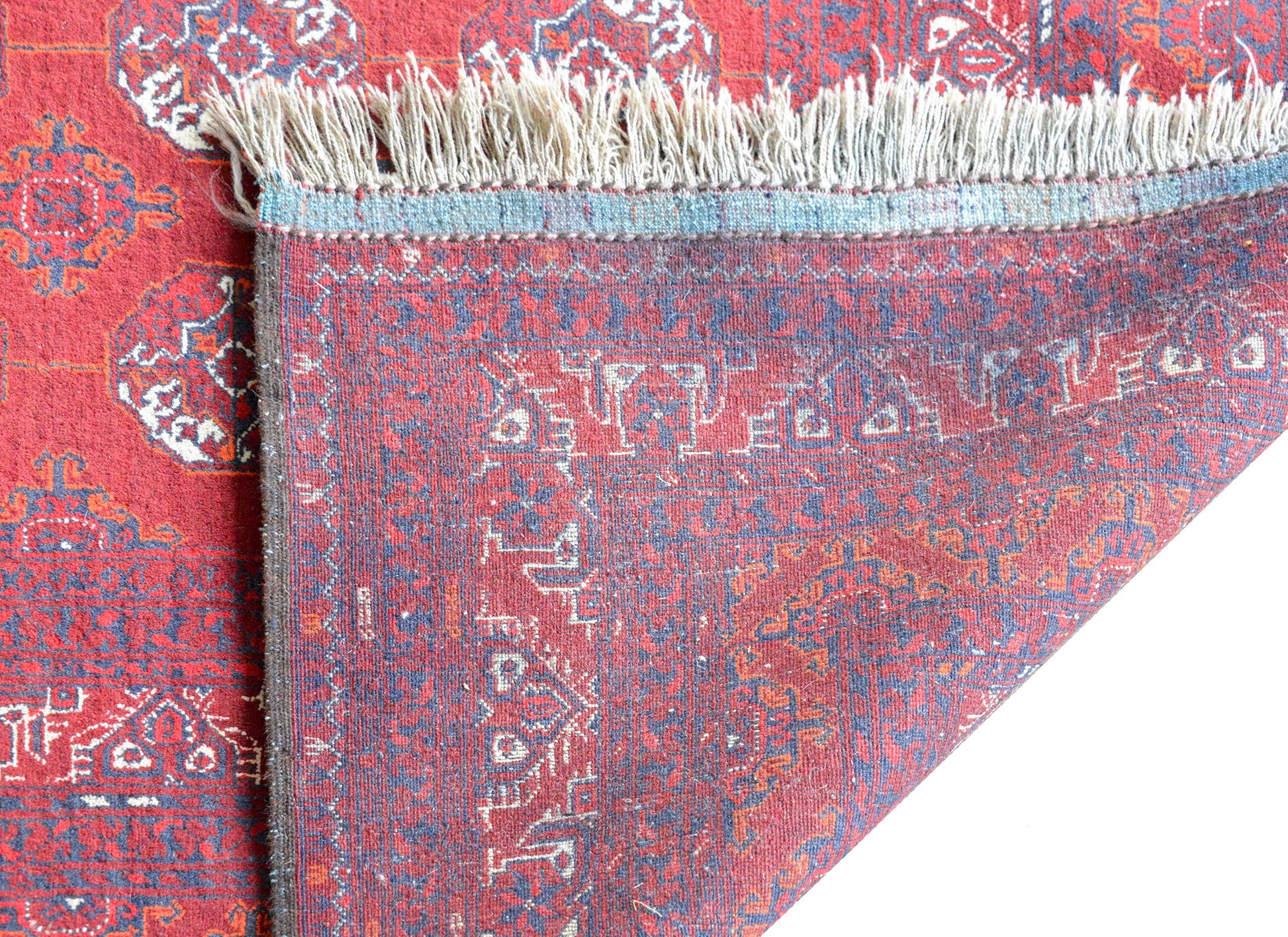 Vintage Afghani Turkoman Rug For Sale