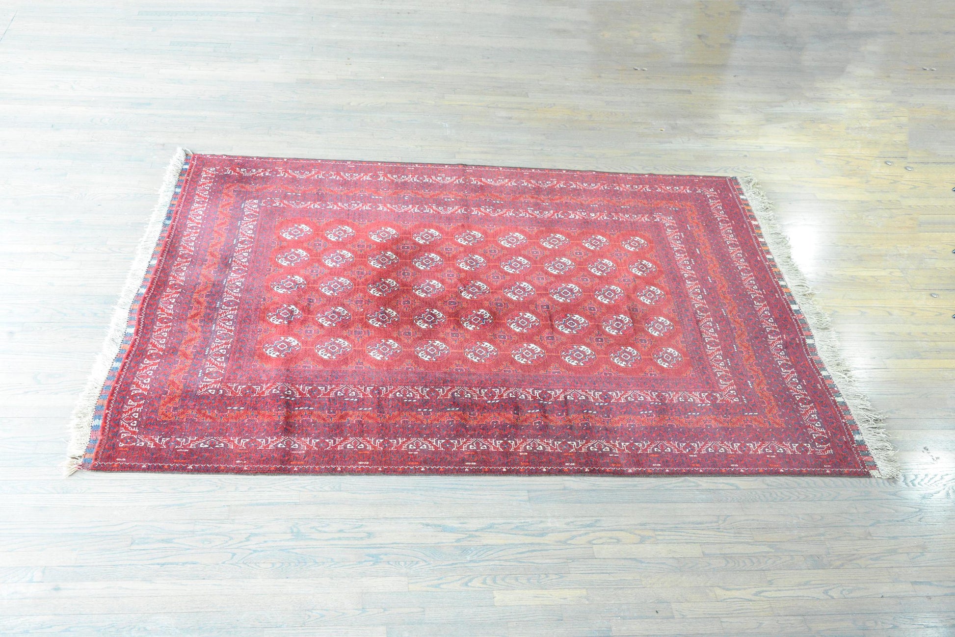 Vintage Afghani Turkoman Rug For Sale