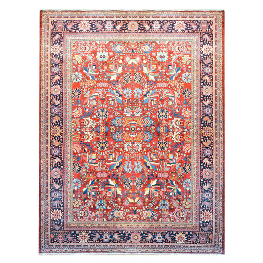 Early 20th Century Mahal Rug For Sale
