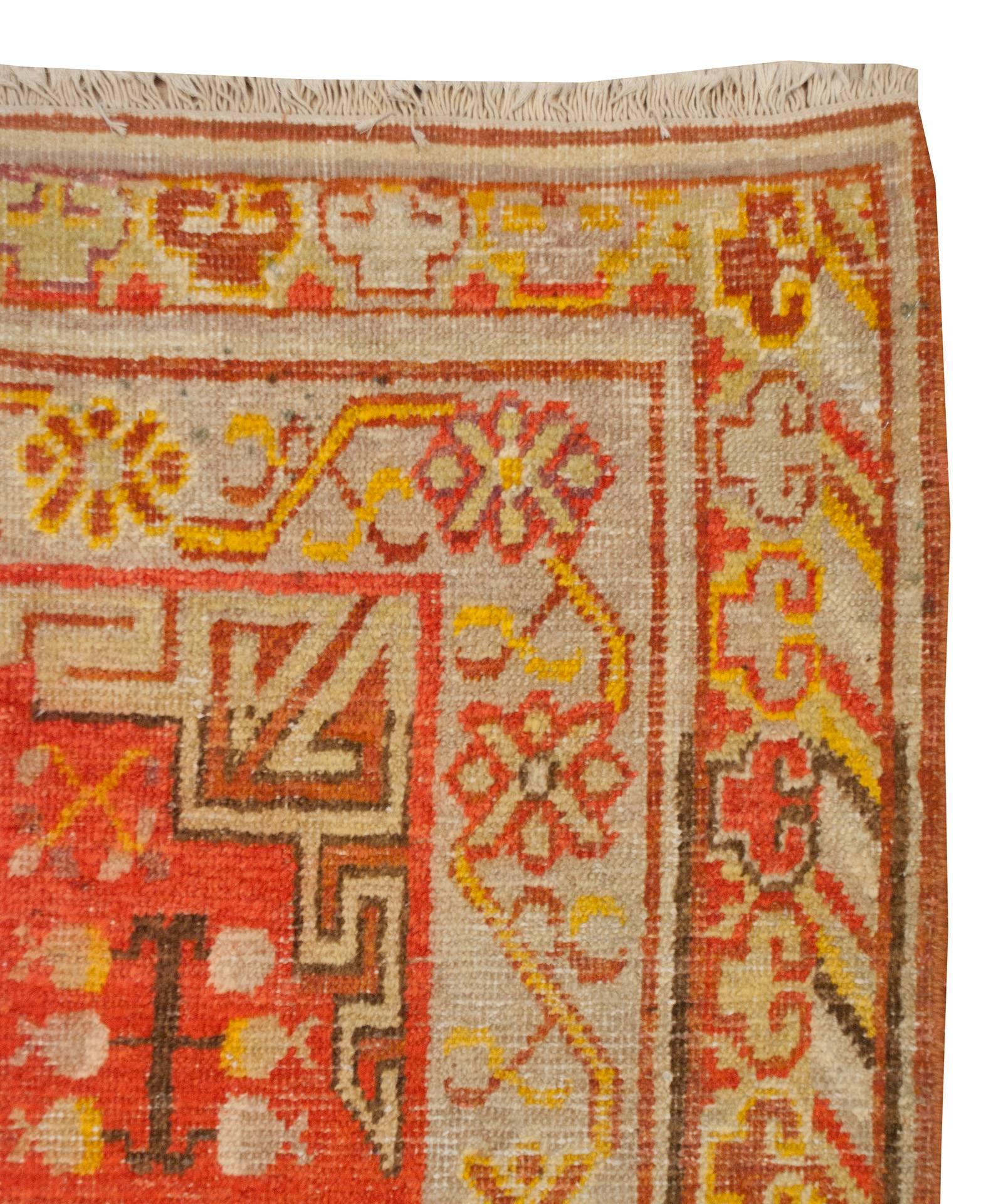 Early 20th Century Khotan Rug For Sale