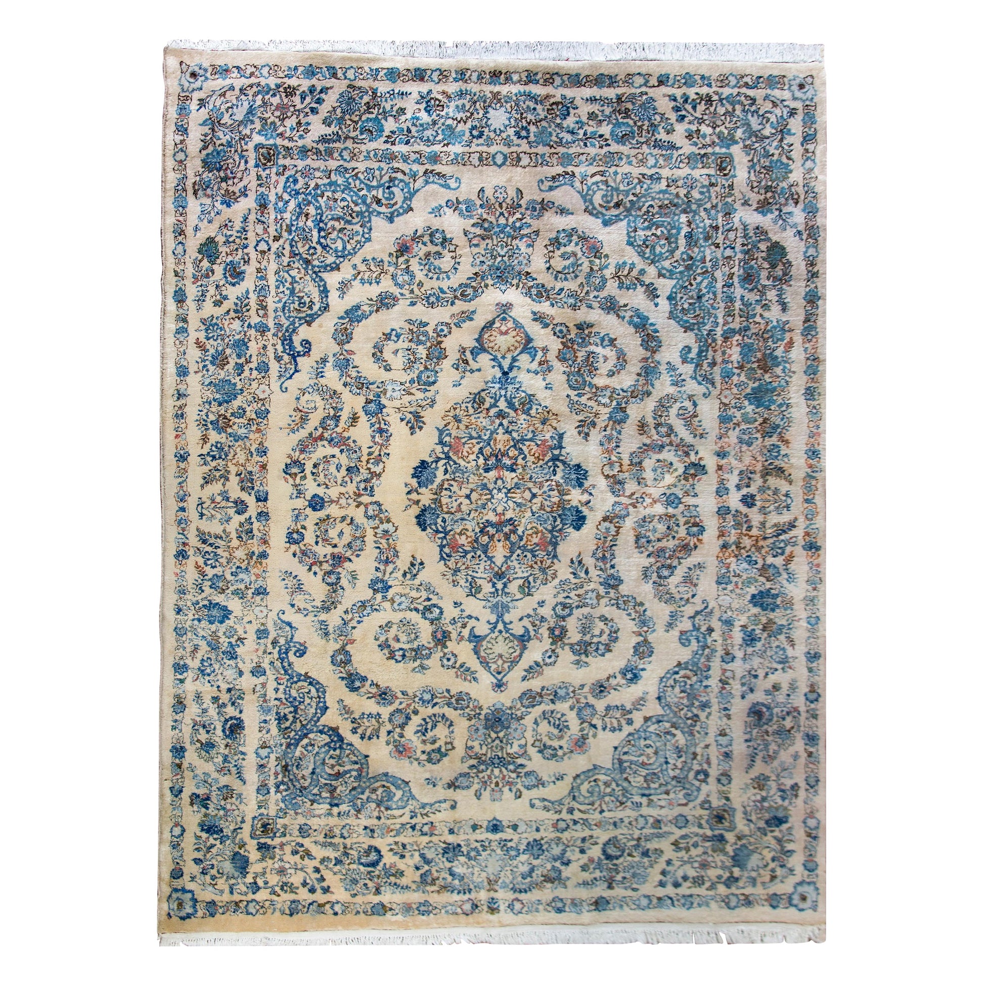 Vintage Persian Kashmir Rug For Sale