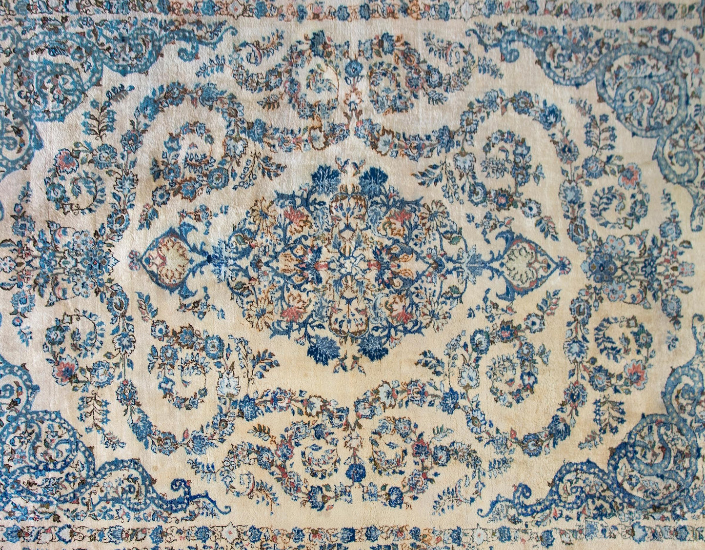 Vintage Persian Kashmir Rug For Sale