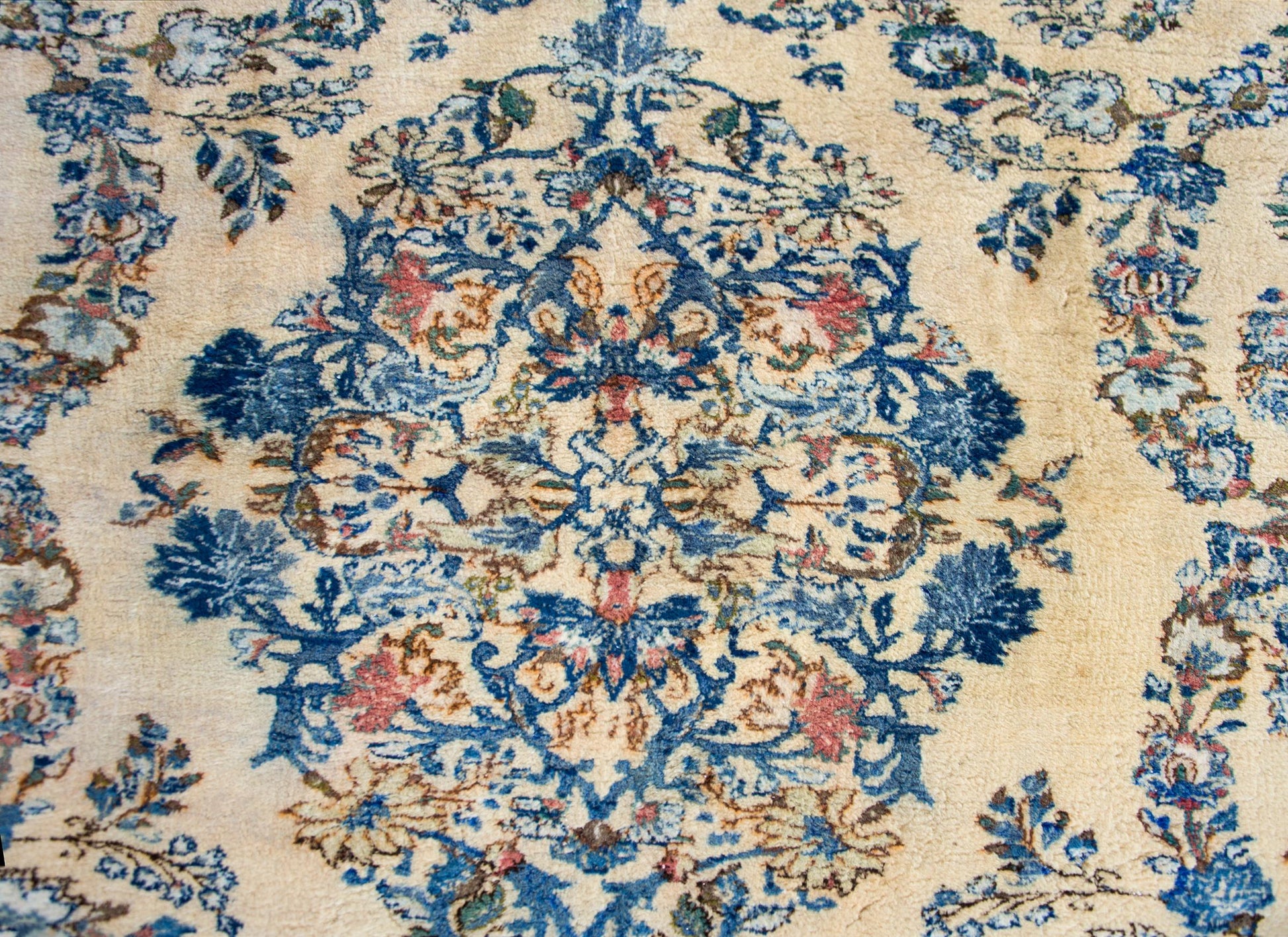 Vintage Persian Kashmir Rug For Sale