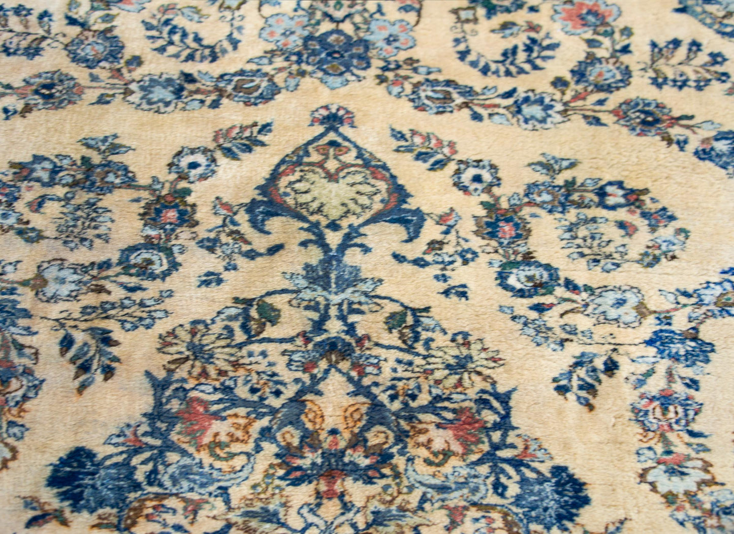 Vintage Persian Kashmir Rug For Sale