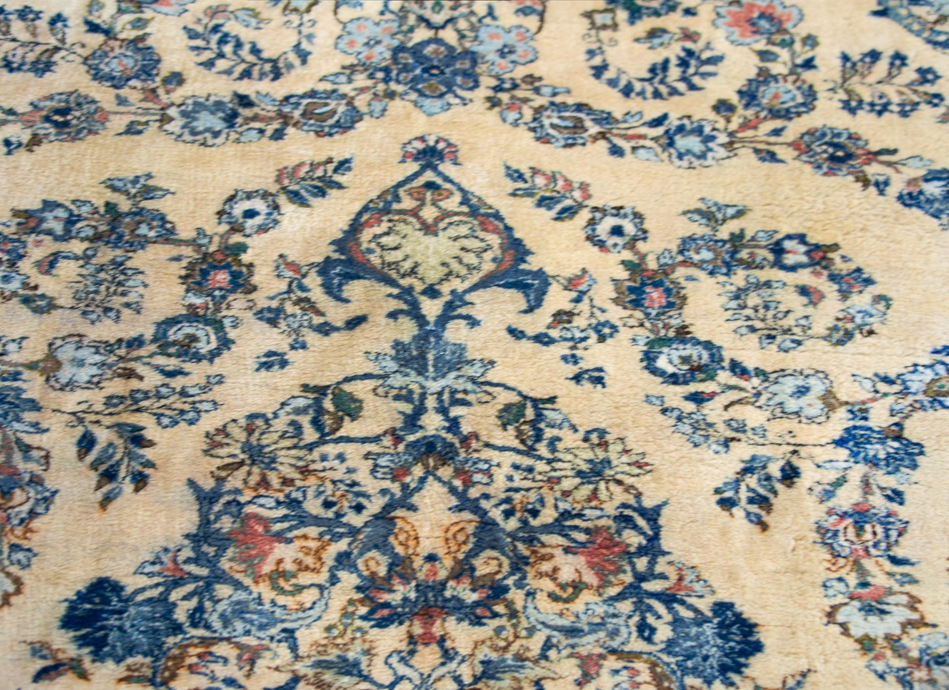 Vintage Persian Kashmir Rug For Sale