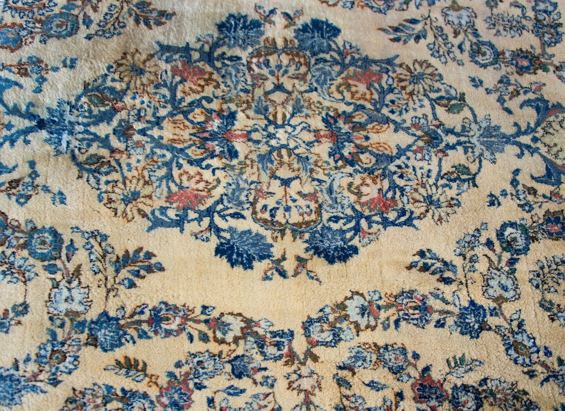 Vintage Persian Kashmir Rug For Sale