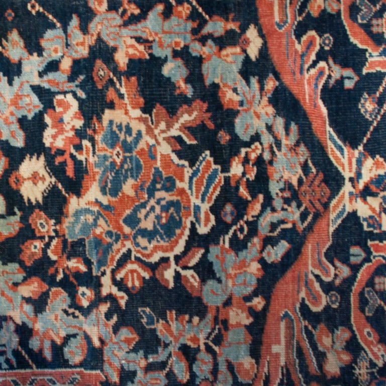 19th Century Sultanabad Carpet For Sale