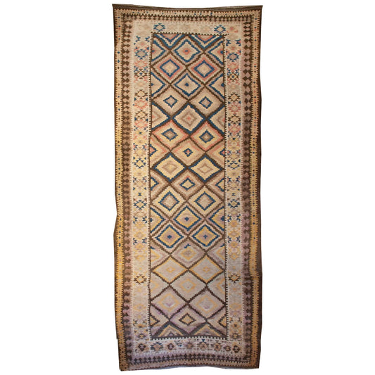 Wonderful Early 20th Century Shahsavan Kilim Runner For Sale