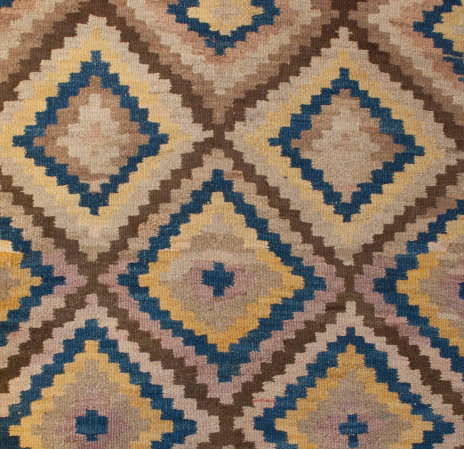Wonderful Early 20th Century Shahsavan Kilim Runner For Sale