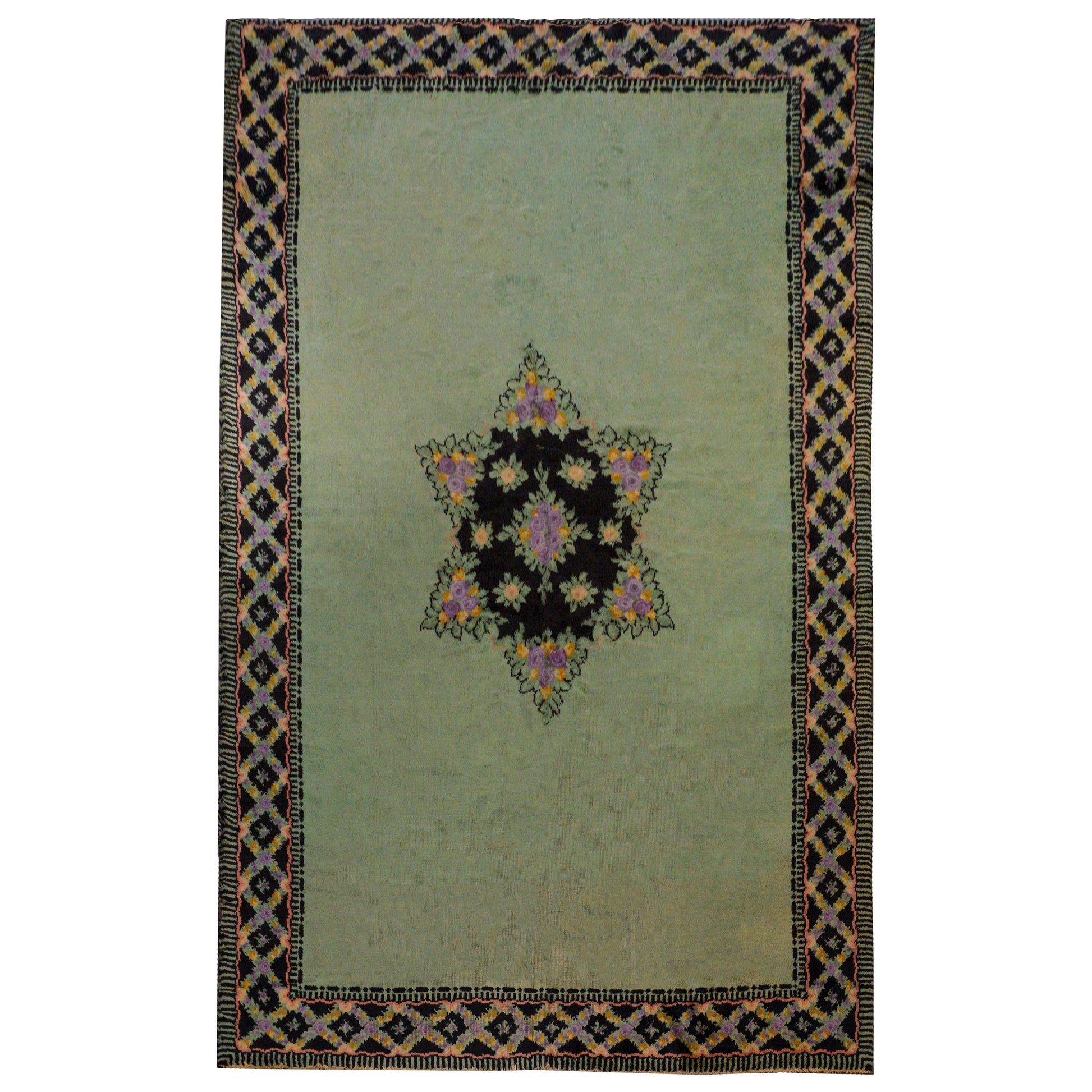 Unusual Early 20th Century Austrian Rug For Sale