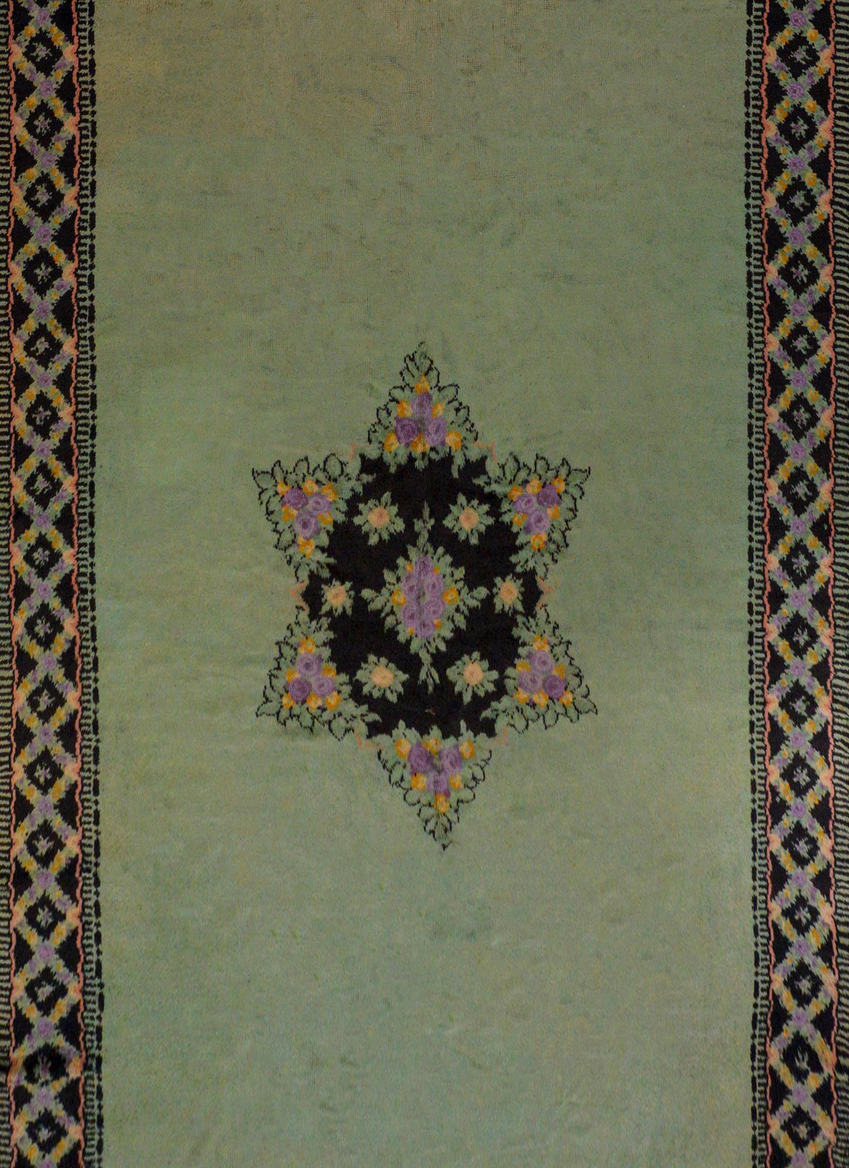Unusual Early 20th Century Austrian Rug For Sale