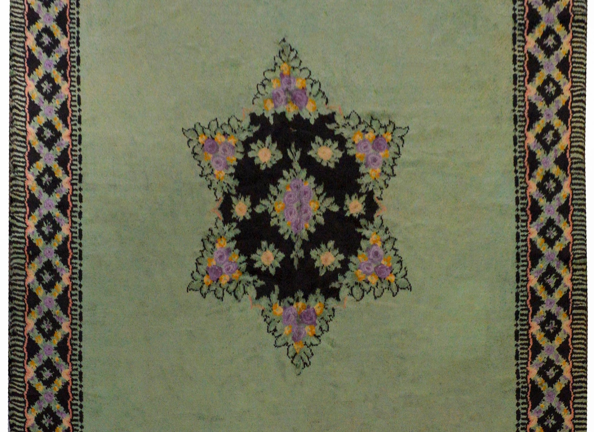 Unusual Early 20th Century Austrian Rug For Sale