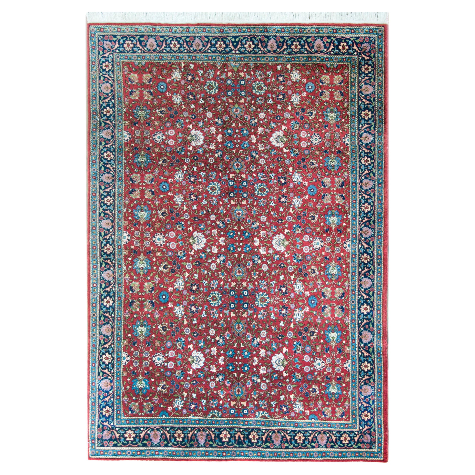 Vintage Persian Varamin Rug For Sale