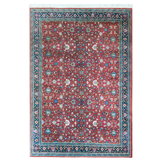 Vintage Persian Varamin Rug For Sale