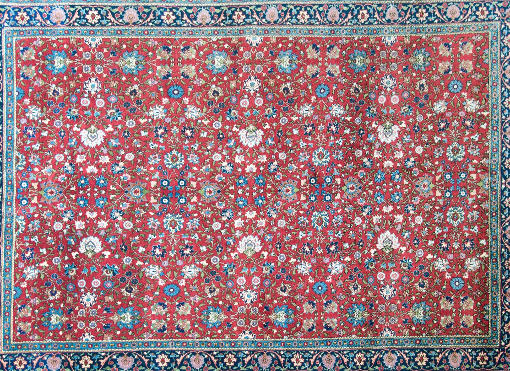 Vintage Persian Varamin Rug For Sale
