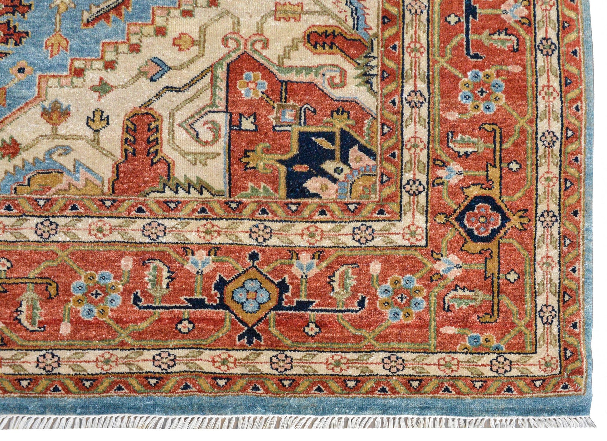 Hand Knotted Heriz-Style Rug For Sale