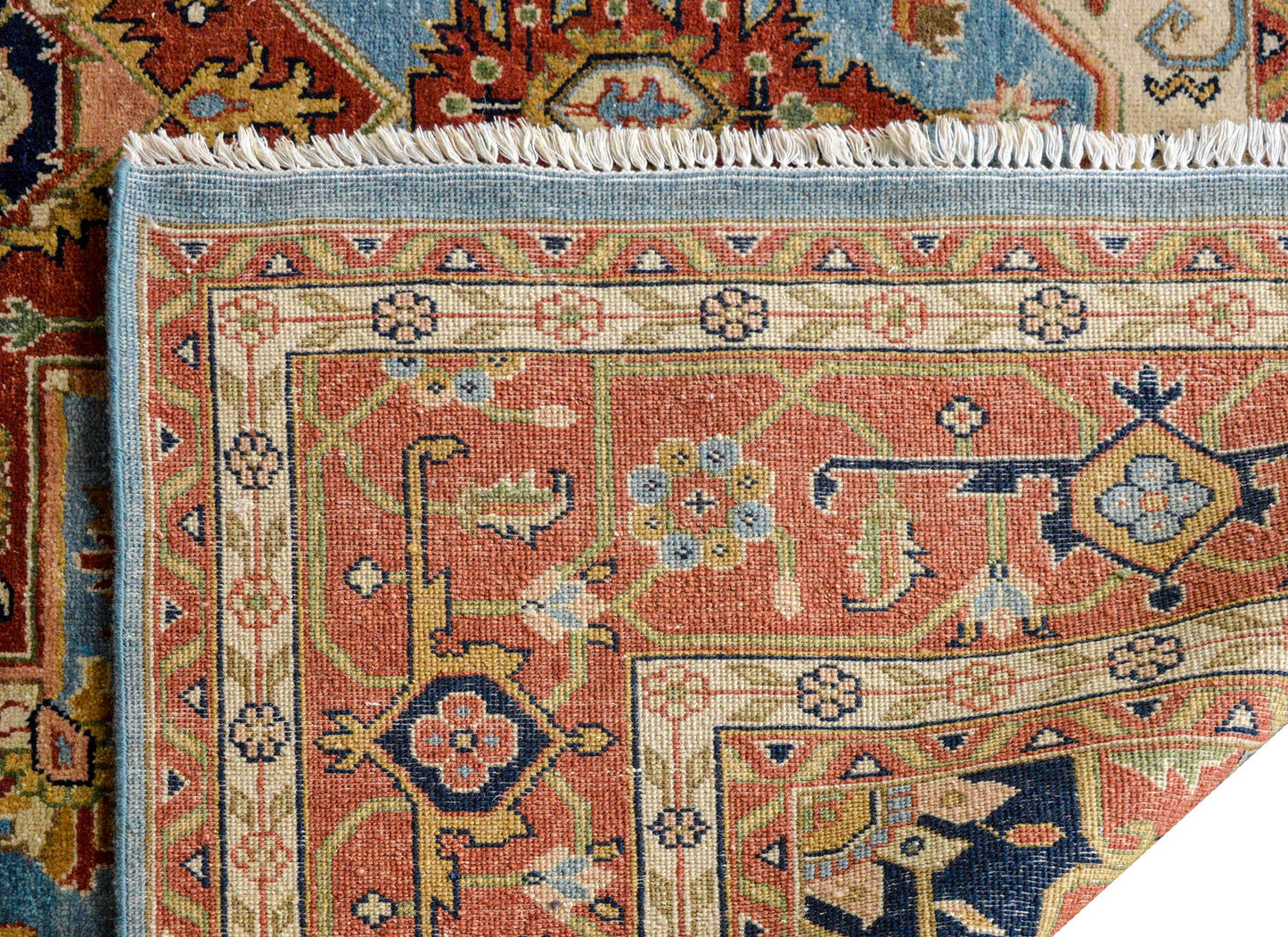 Hand Knotted Heriz-Style Rug For Sale