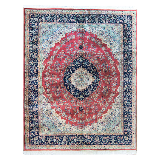 Vintage Indian Tabriz-Style Rug For Sale