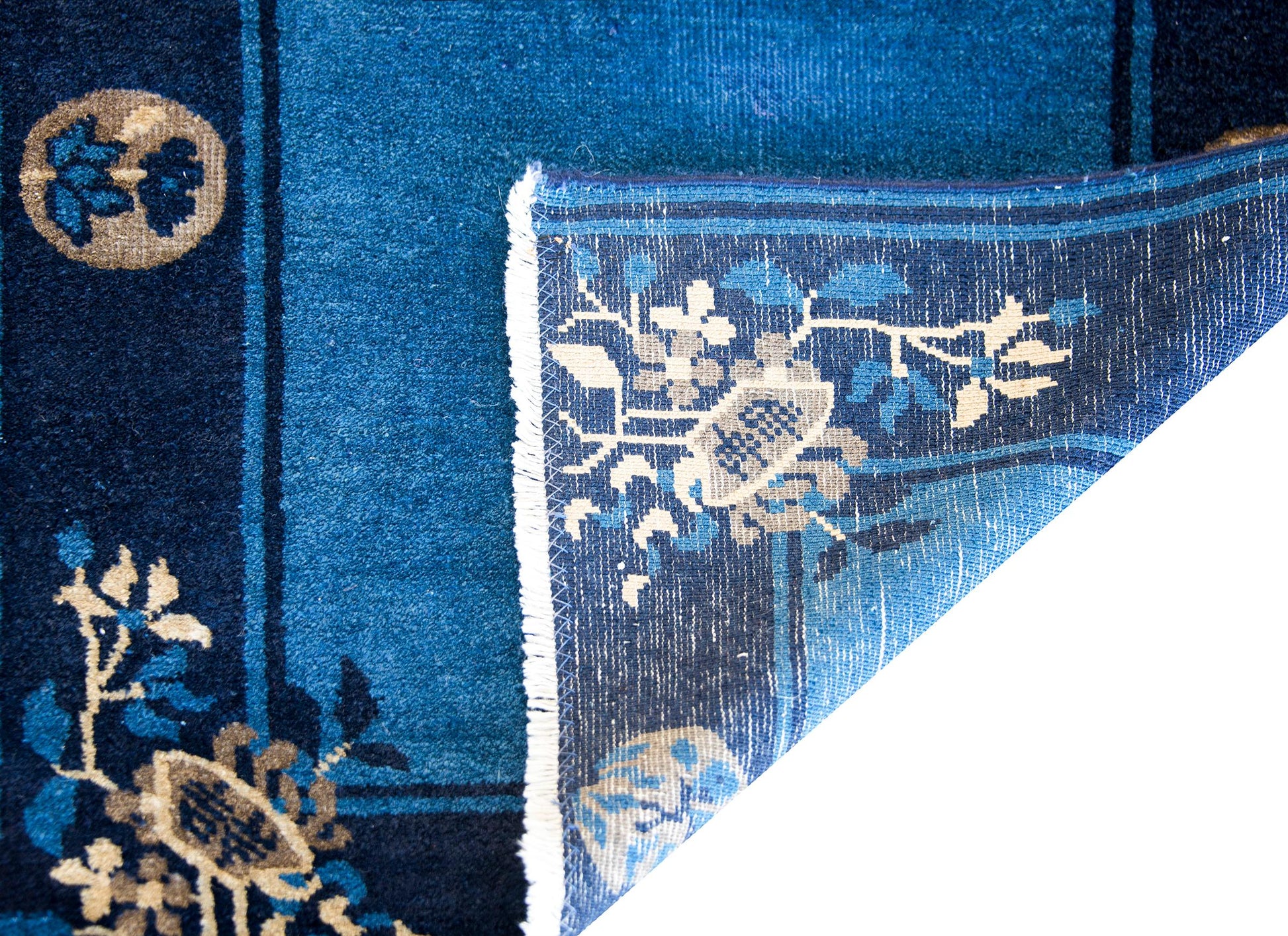 Early 20th Century Chinese Peking Rug For Sale