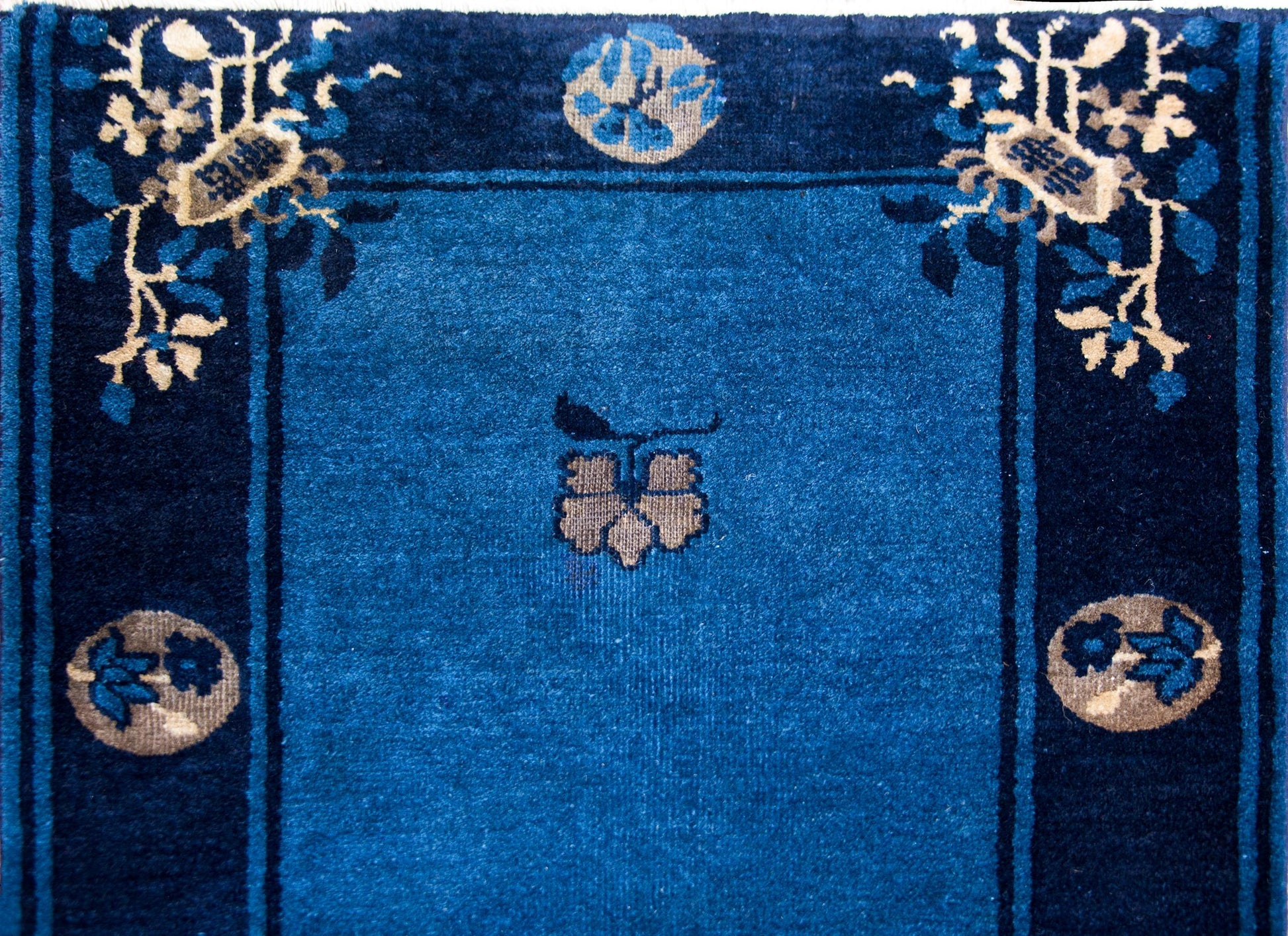 Early 20th Century Chinese Peking Rug For Sale