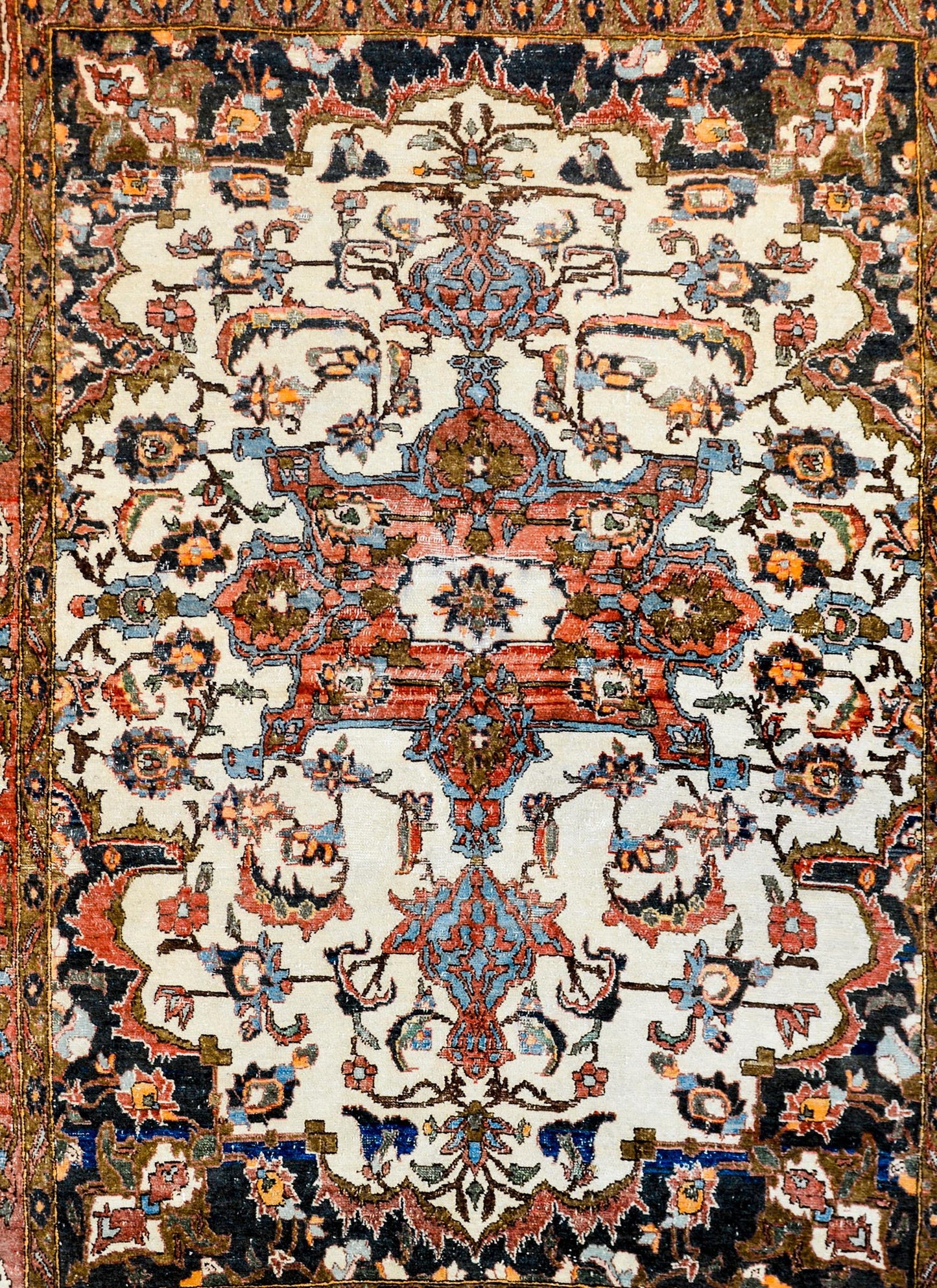 Exquisite Early 20th Century Malayer Rug For Sale