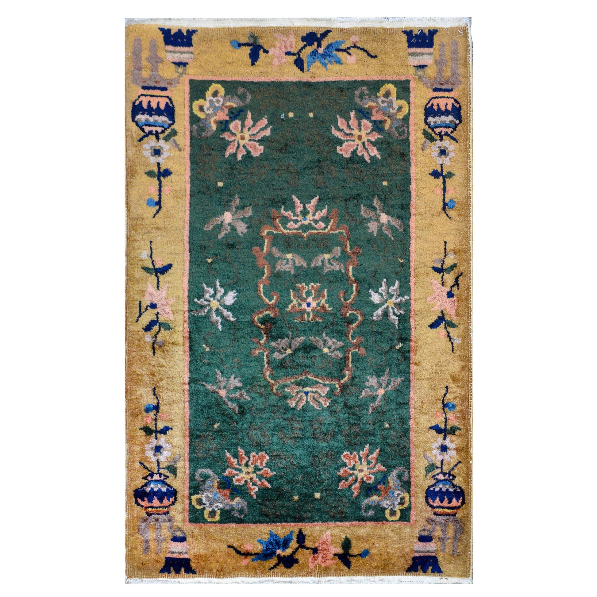 Sweet Chinese Art Deco Rug For Sale