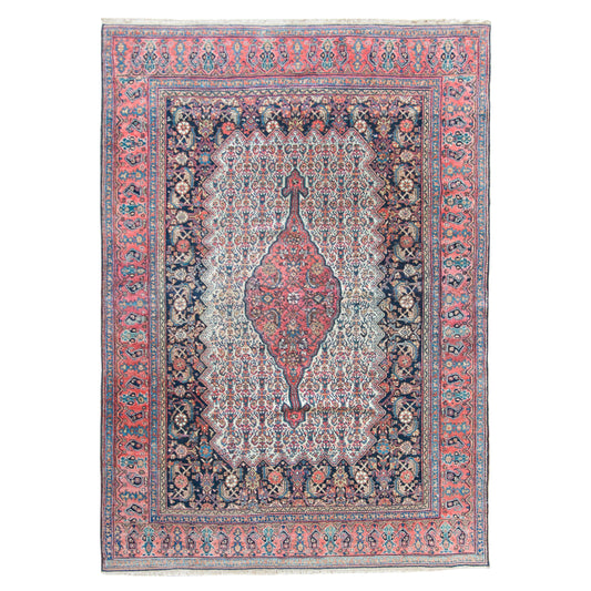 Early 20th Century Persian Bibikibad Rug For Sale