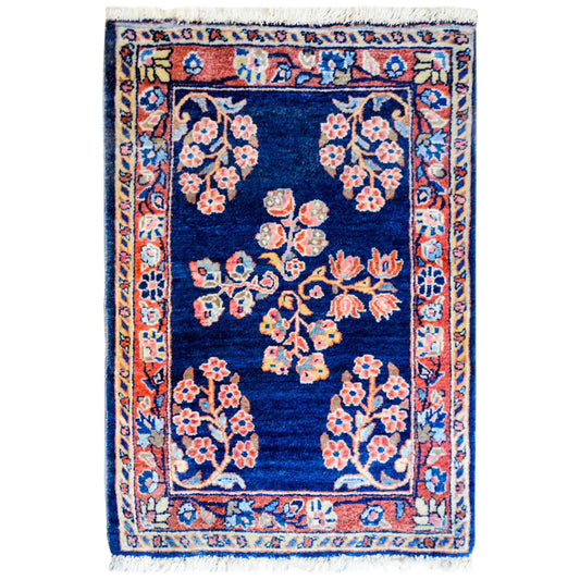 Sweet Petite Sarouk Mohajeran Rug For Sale