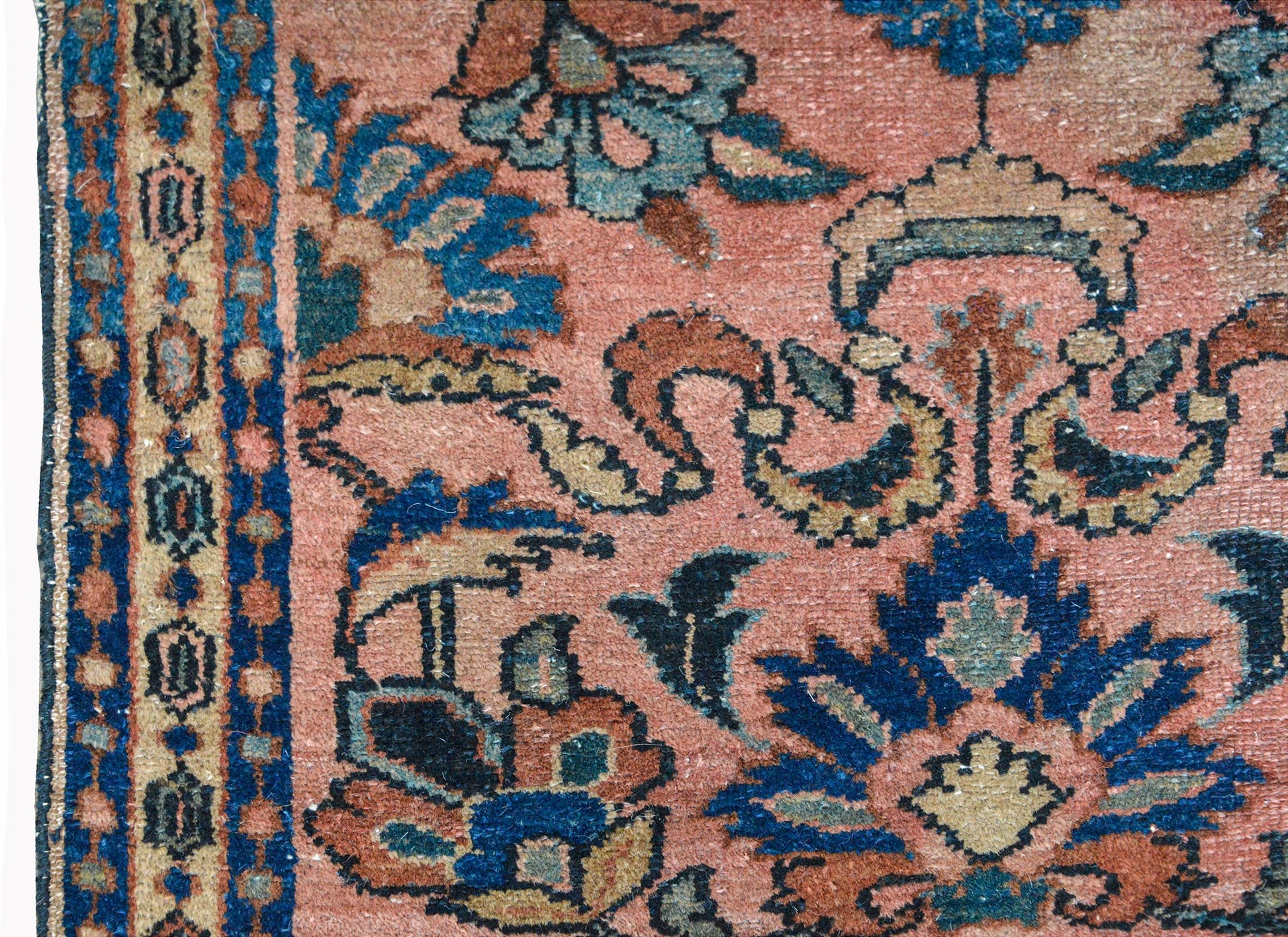 Early 20th Century Persian Lilihan Rug For Sale