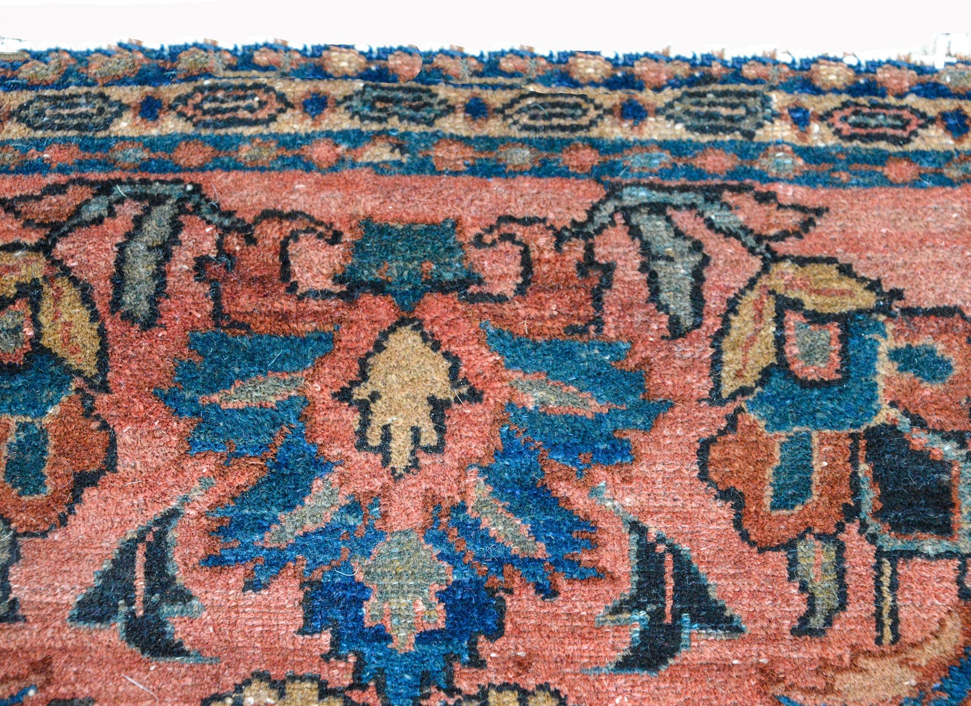 Early 20th Century Persian Lilihan Rug For Sale