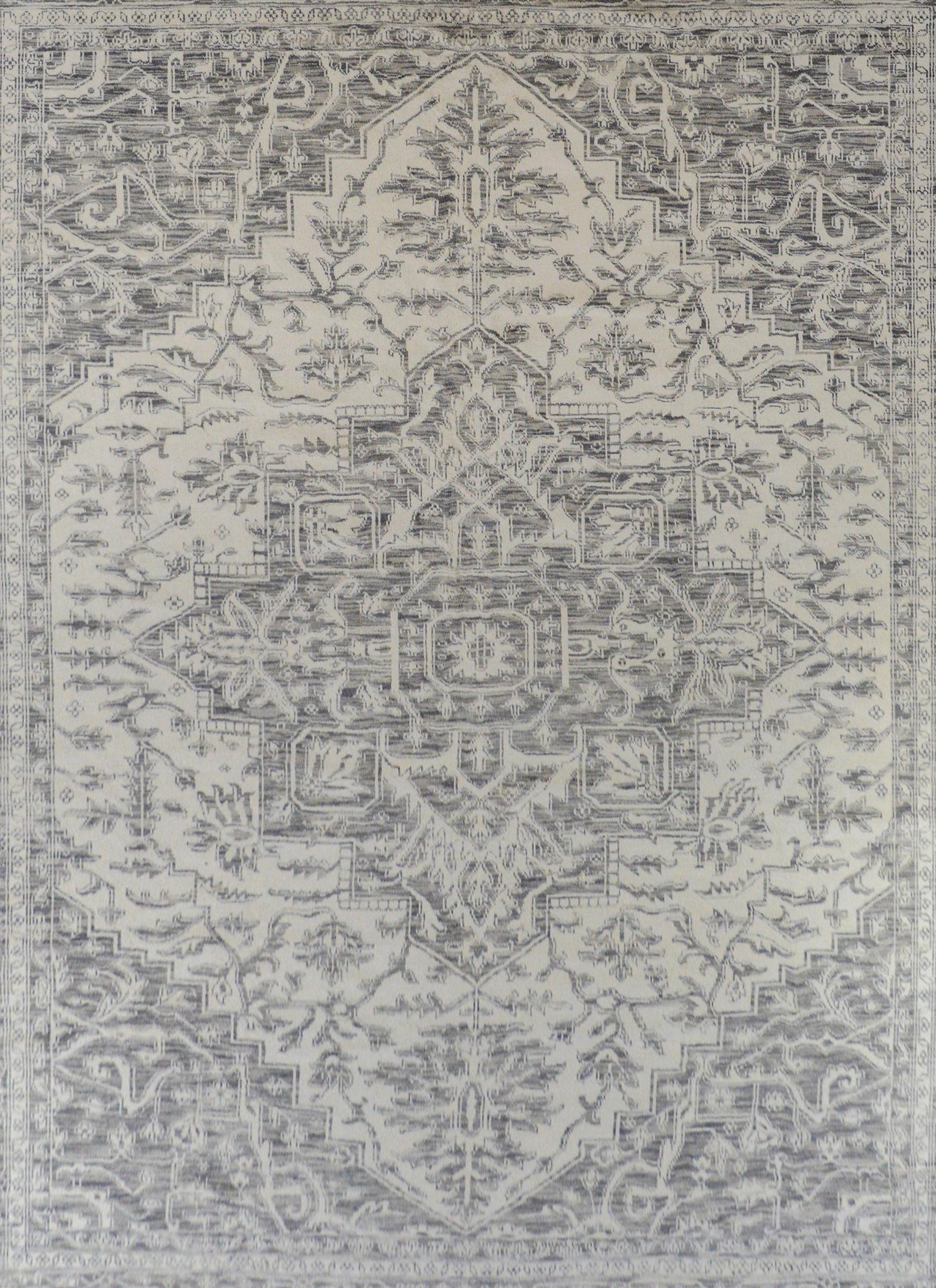 Gorgeous Contemporary Indian Serpai Rug For Sale