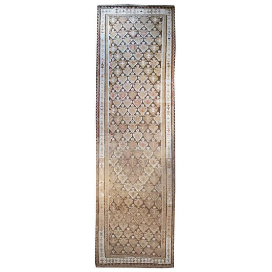 Early 20th Century Qazvin Kilim Runner For Sale