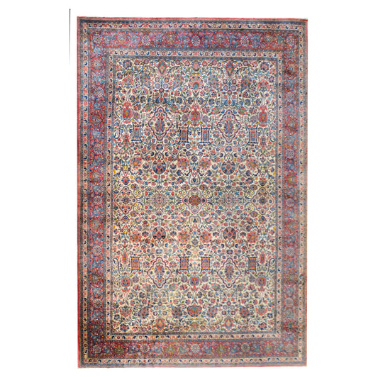 Early 20th Century Persian Kashan Rug For Sale