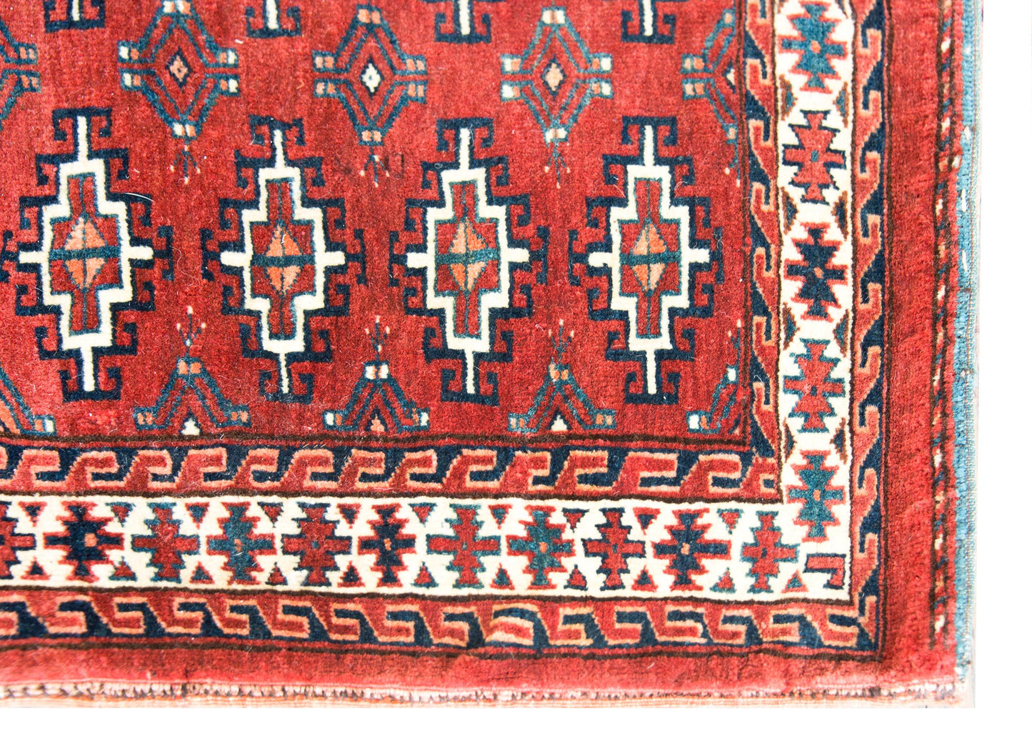 Early 20th Century Turkman Bag Face Rug For Sale