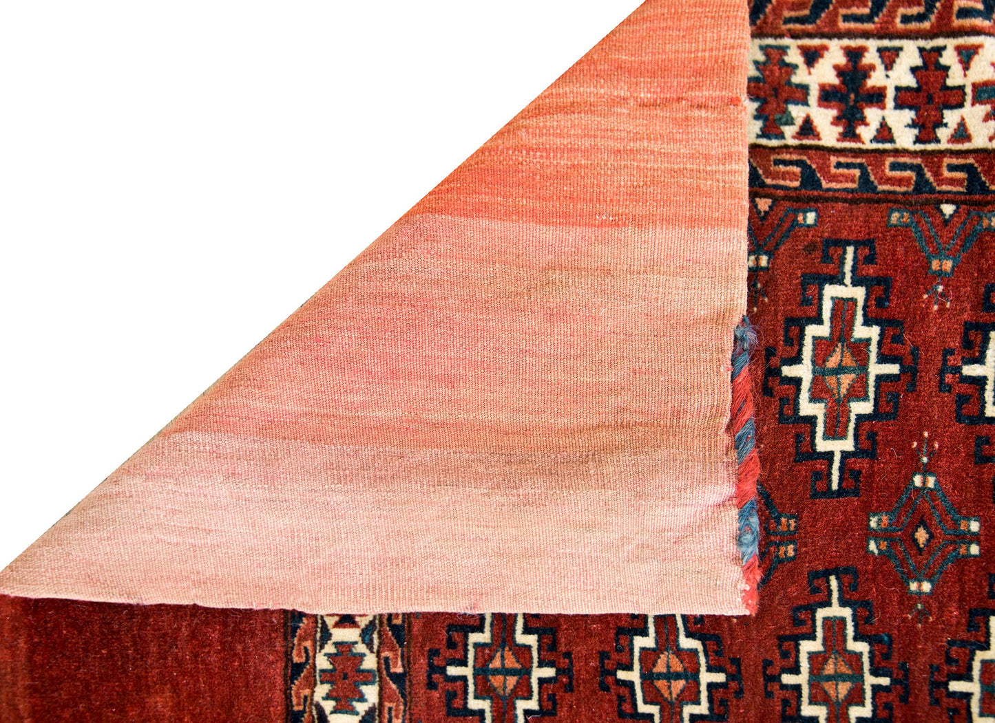 Early 20th Century Turkman Bag Face Rug For Sale