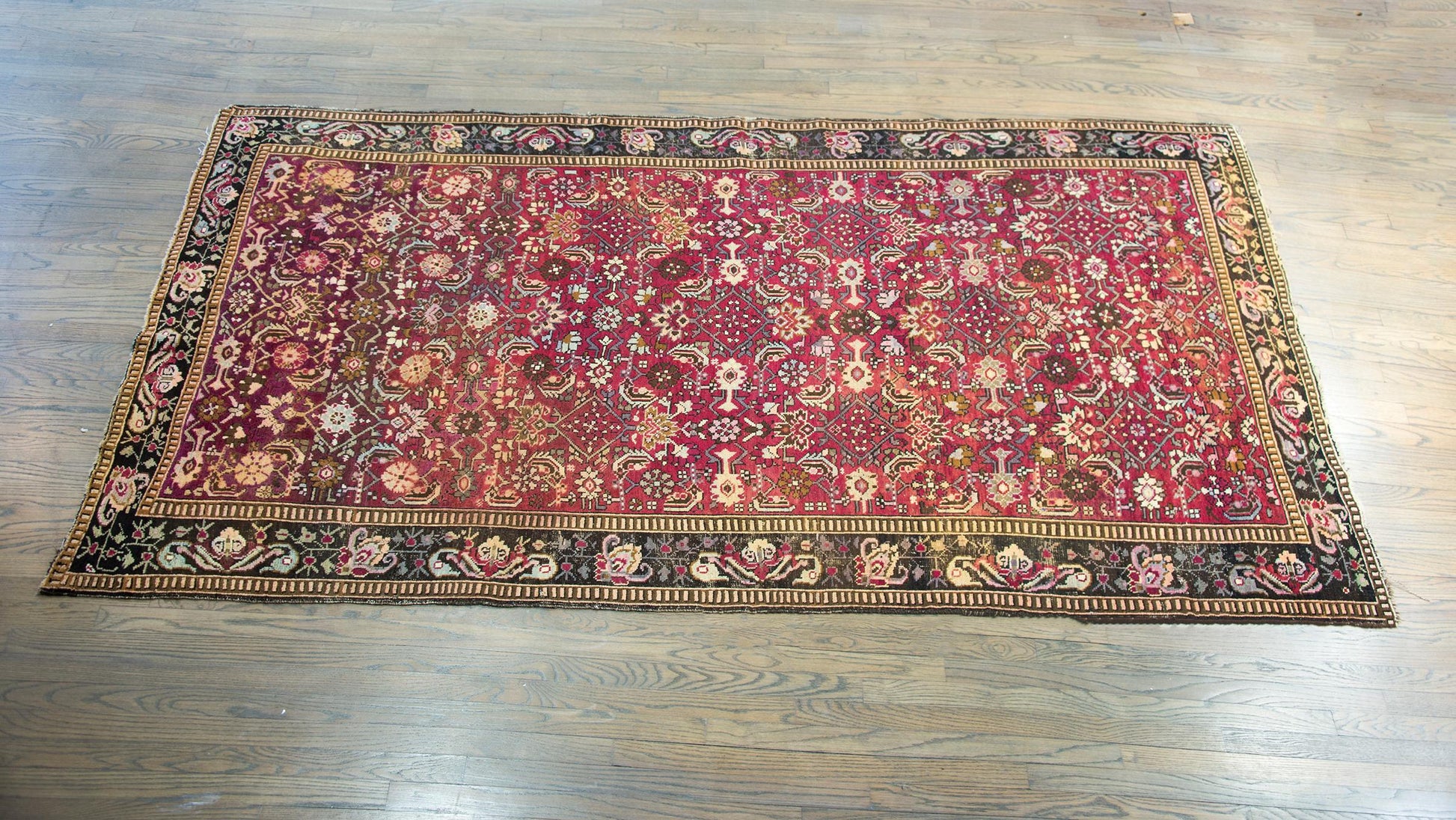 Early 20th Century Caucasian Karabagh Rug For Sale