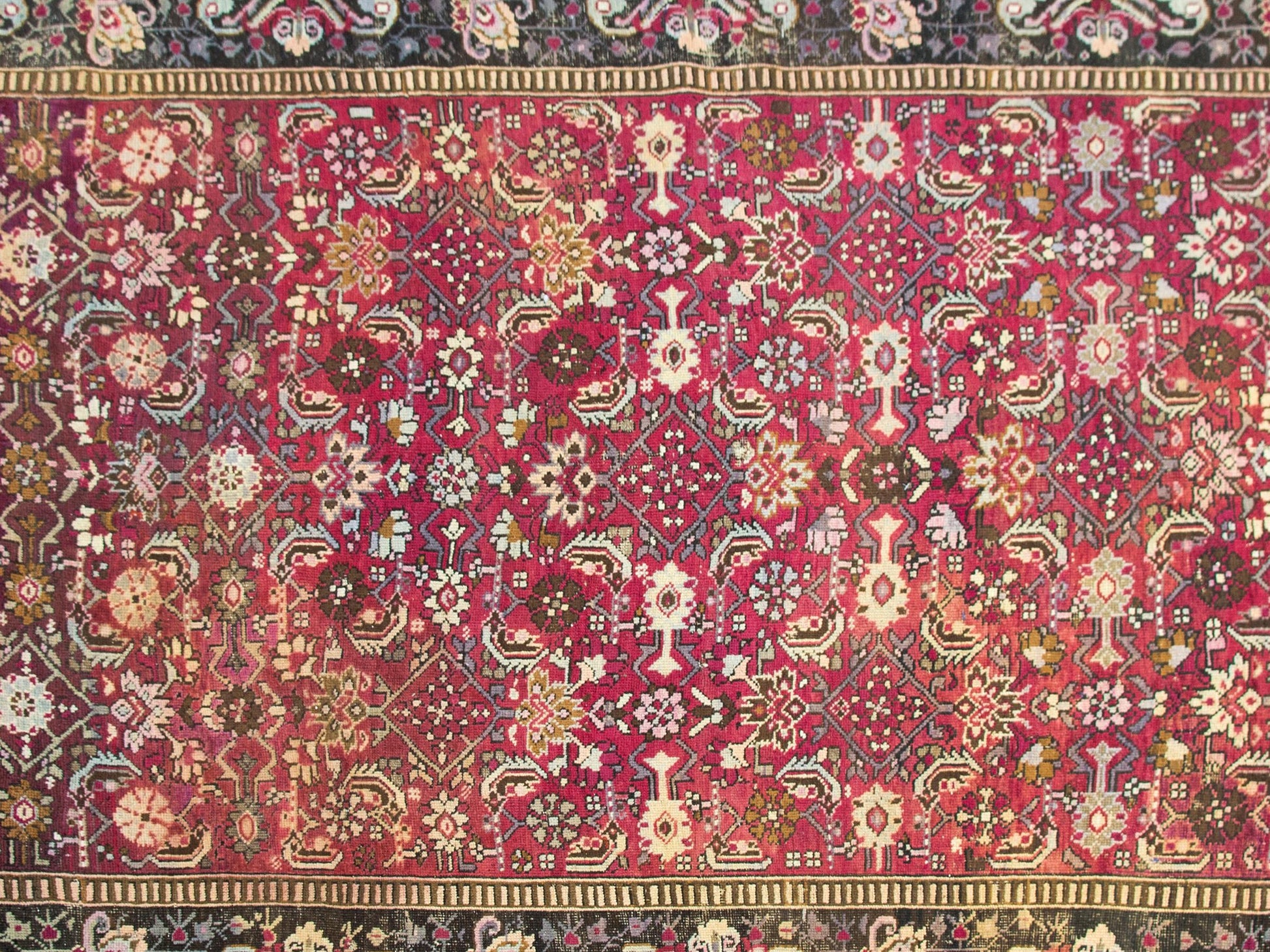 Early 20th Century Caucasian Karabagh Rug For Sale