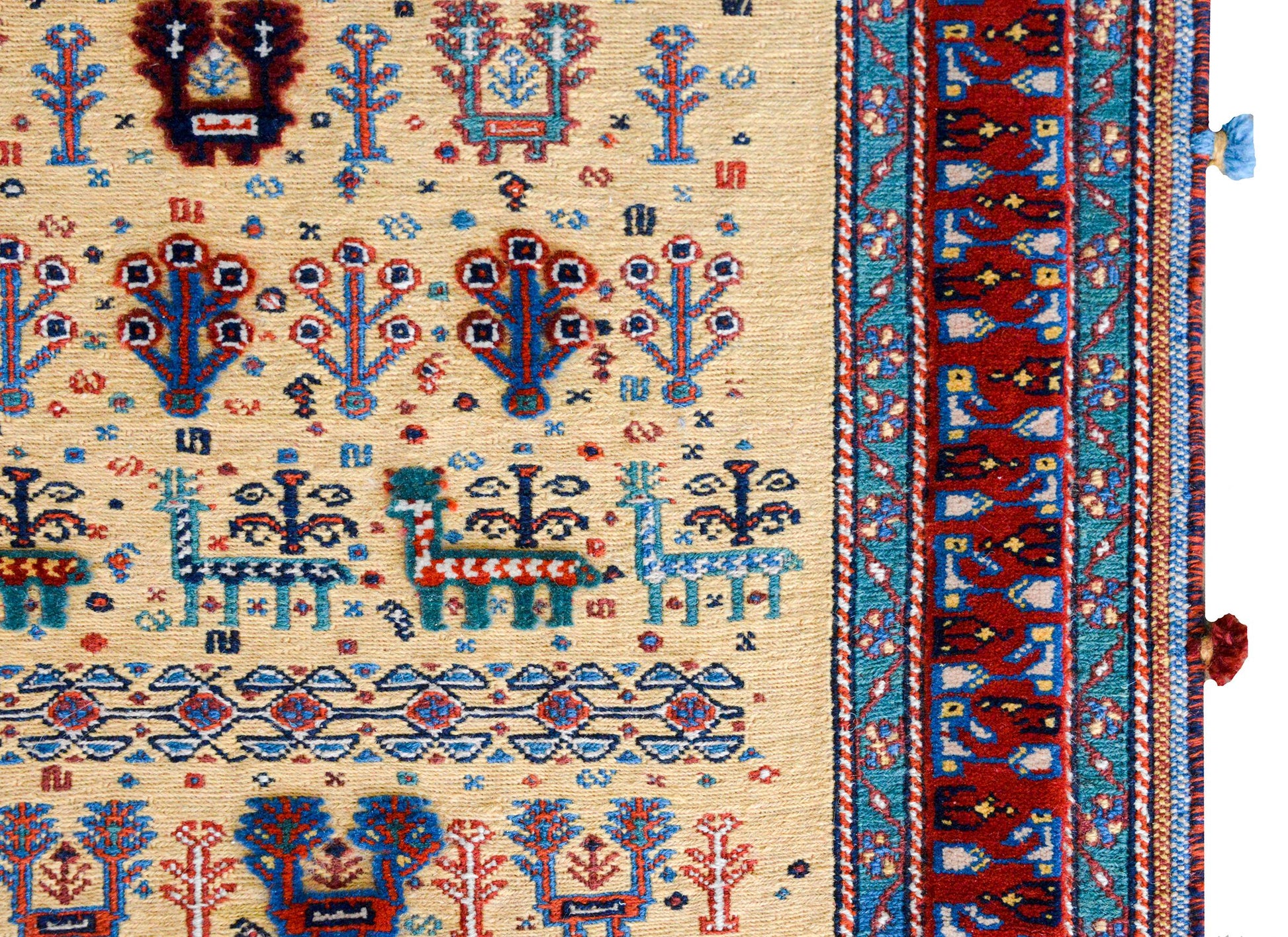 Vintage Afshar Rug For Sale