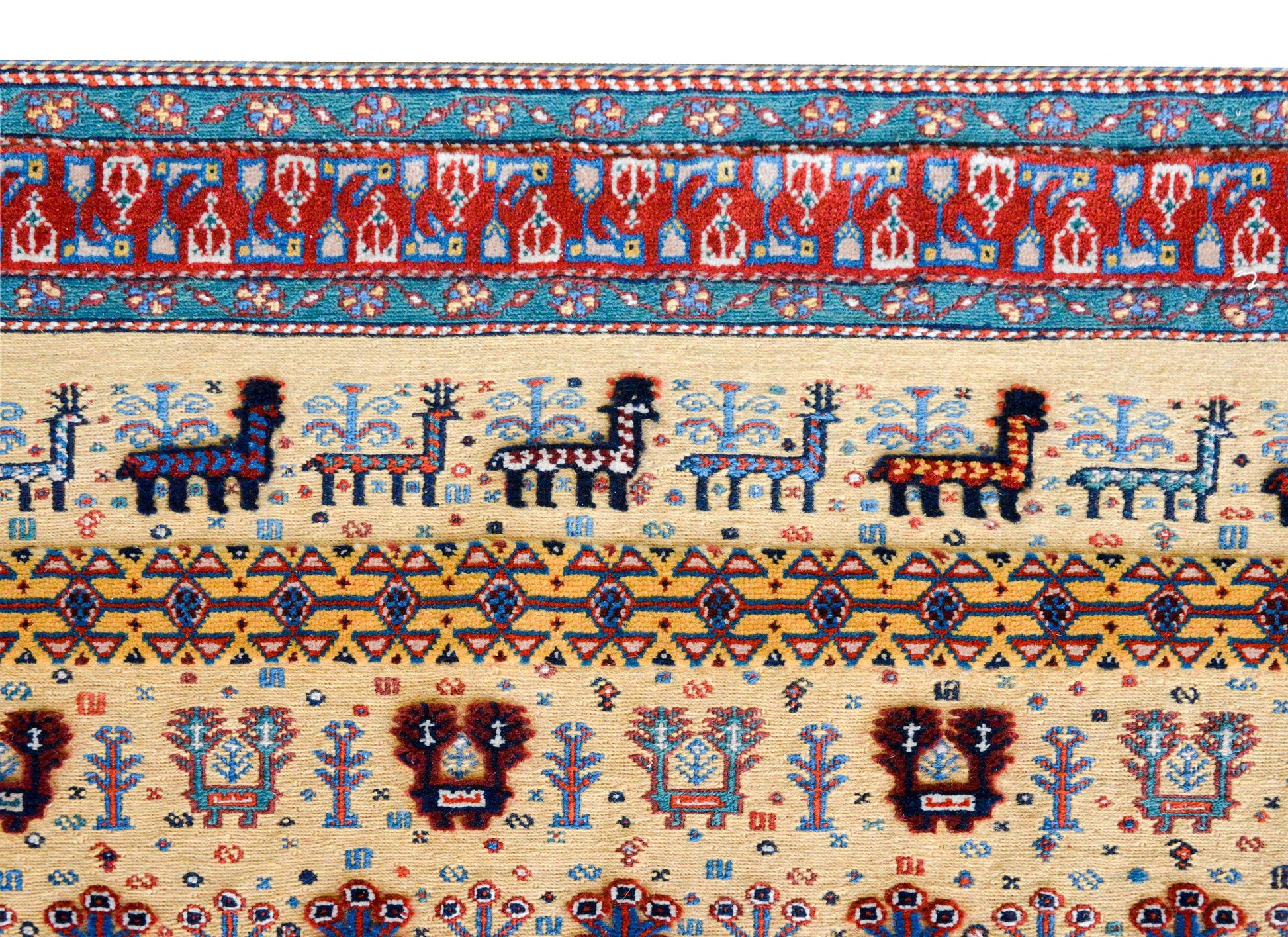Vintage Afshar Rug For Sale