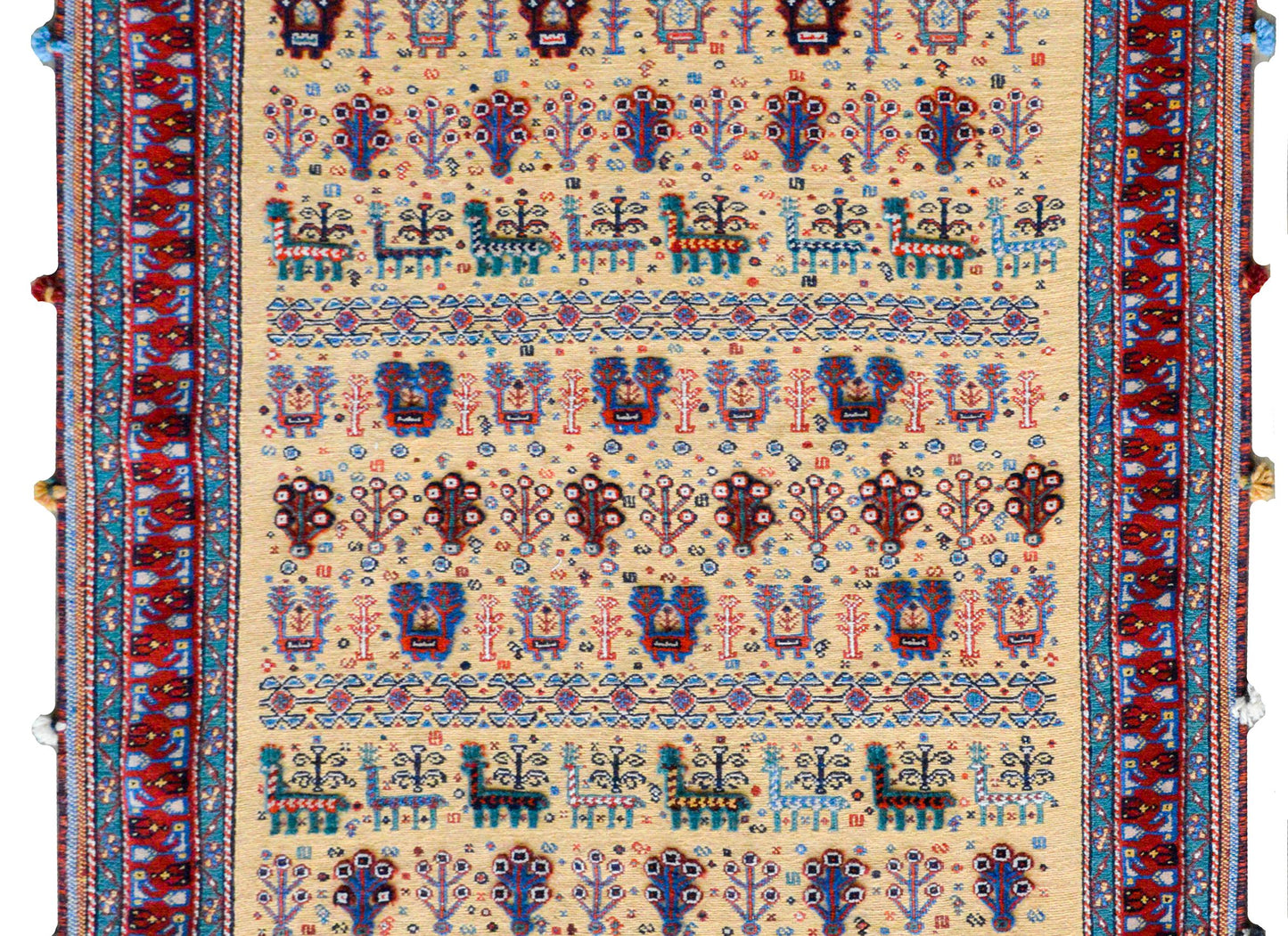 Vintage Afshar Rug For Sale