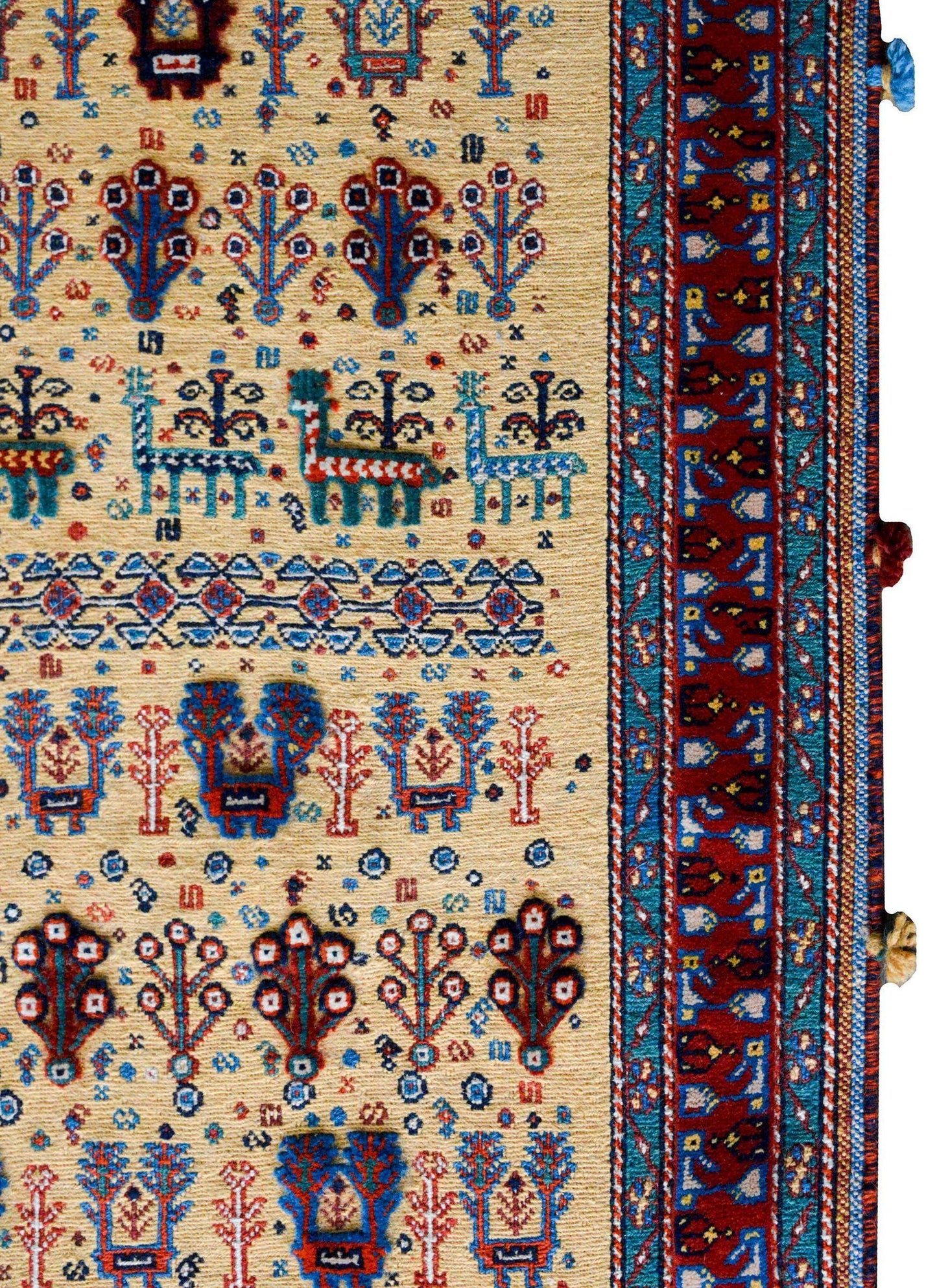 Vintage Afshar Rug For Sale